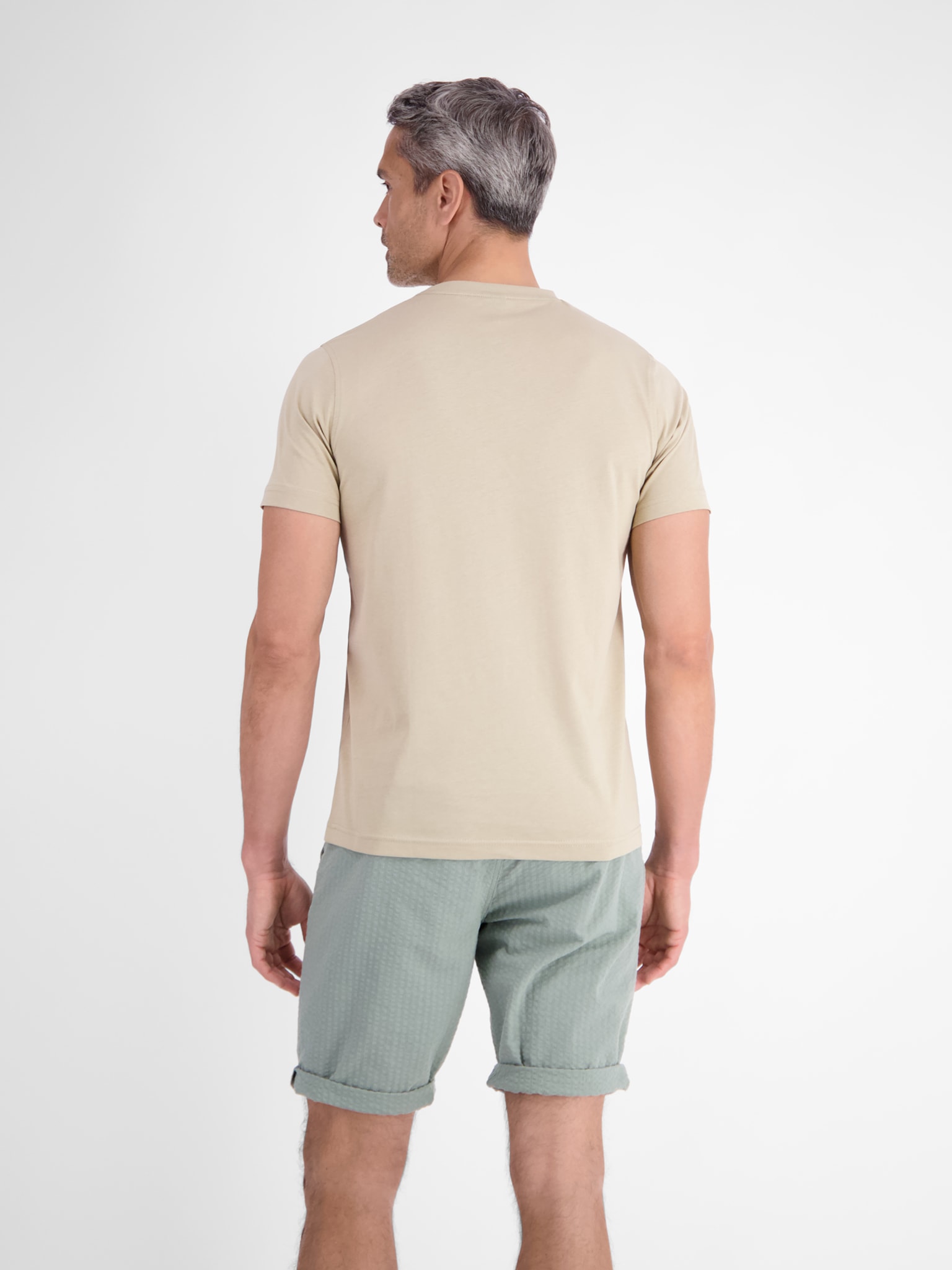 LERROS T-Shirt mit Logo-Stickerei