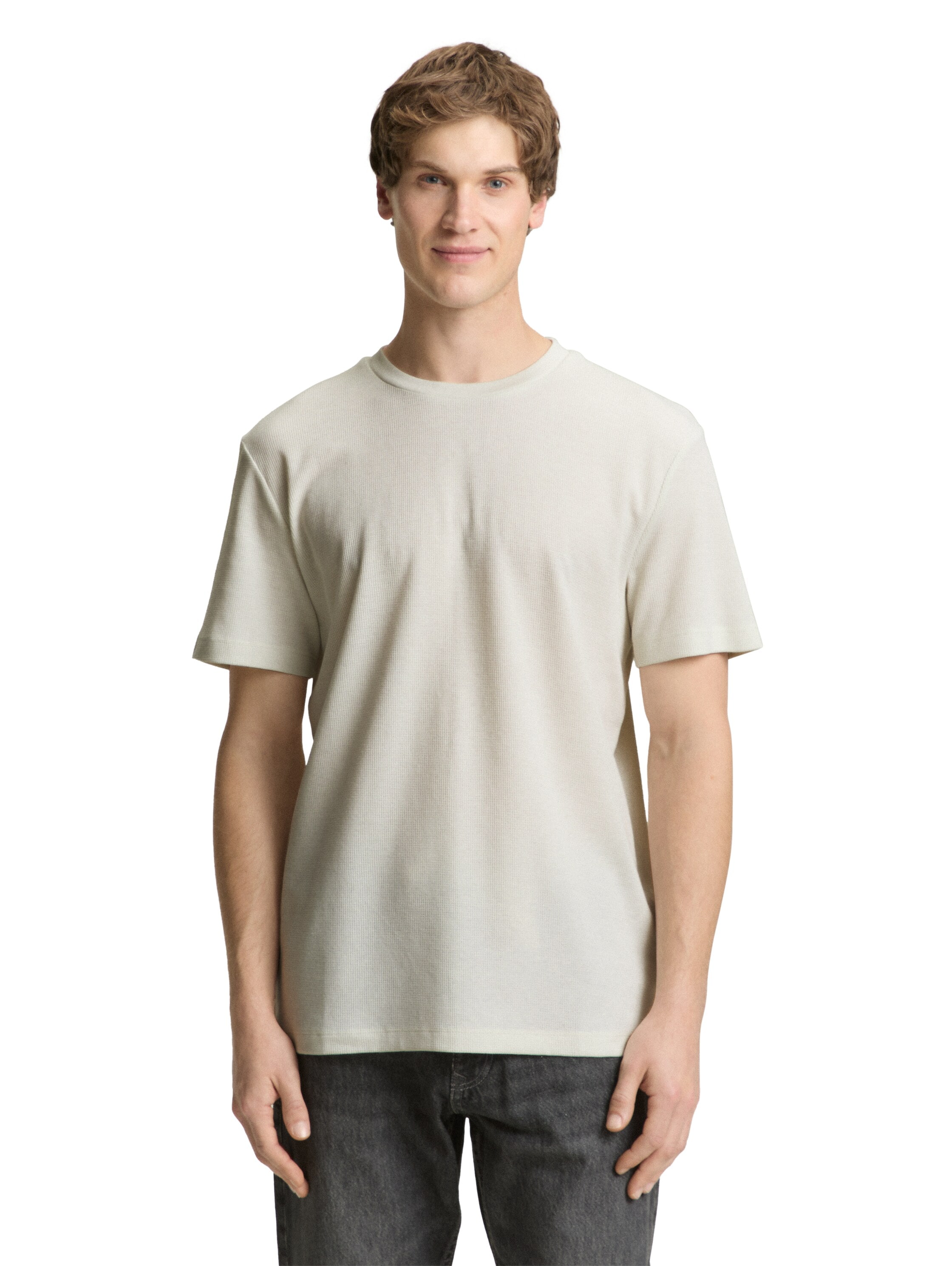 TOM TAILOR Denim T-Shirt in Piqué-Qualität