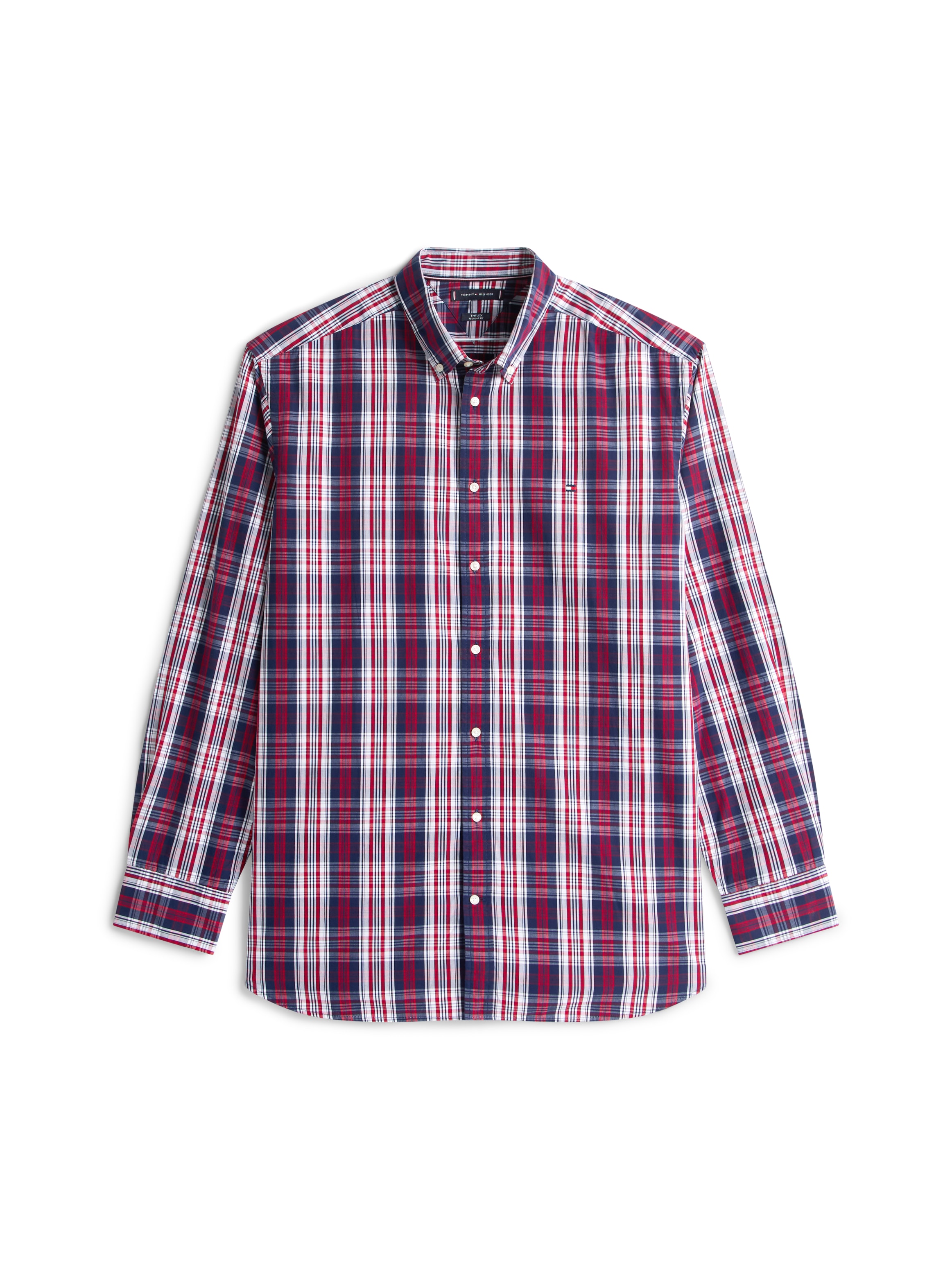 Tommy Hilfiger Big & Tall Langarmhemd »BT - FLEX POP MEDIUM CHECK«
