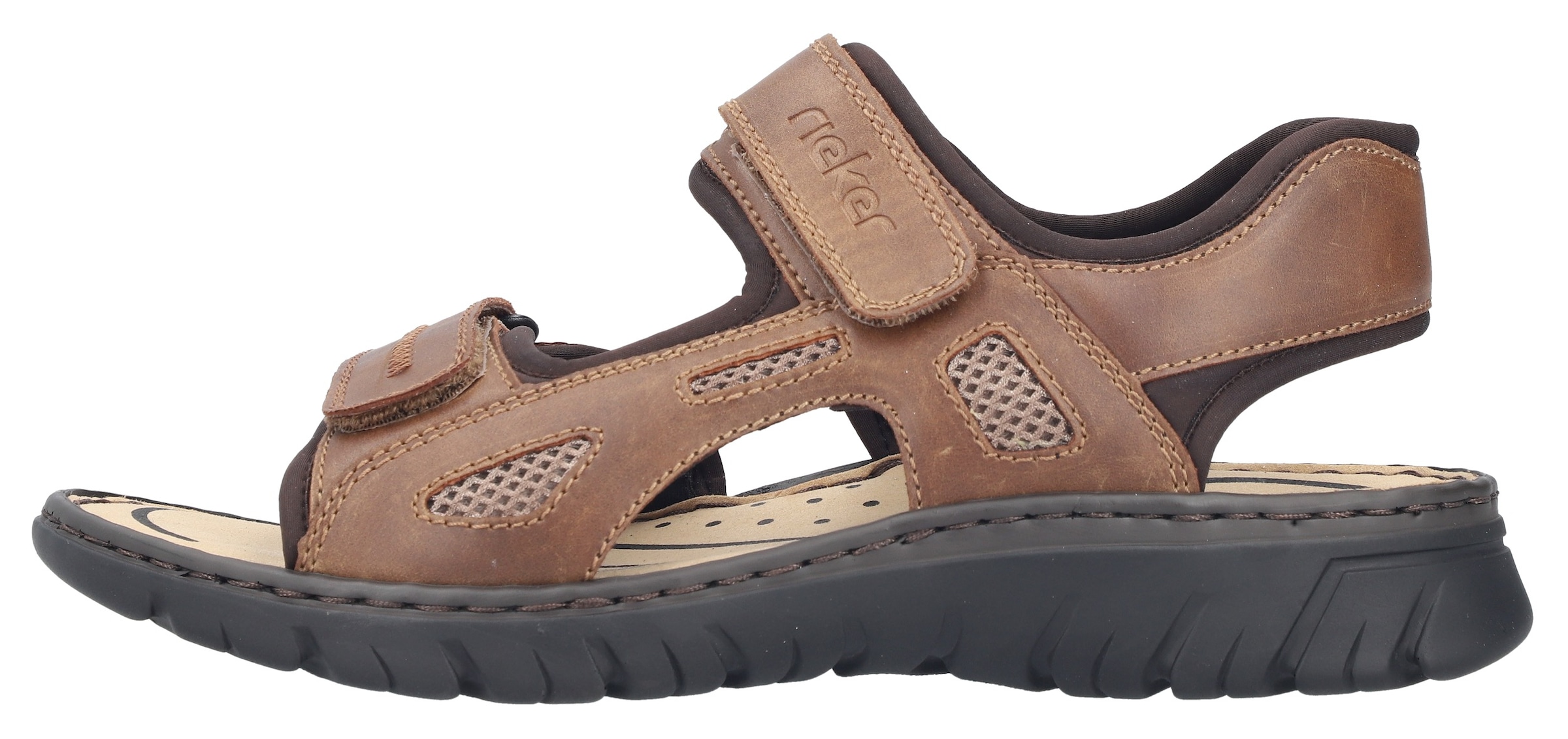 Rieker Sandale  Sommerschuh, Klettschuh, Outdoorsandale, in Trekking-Optik