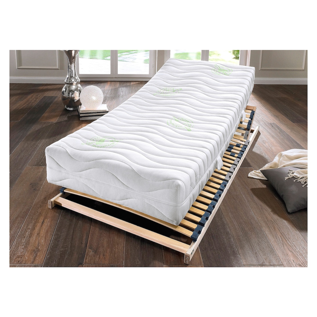Hn8 Schlafsysteme Komfortschaummatratze »Green HF«, 20 cm cm hoch, Raumgewicht: 30 kg/m³, (1 St.), Mit GREENFIRST®-Bezug gegen Milben