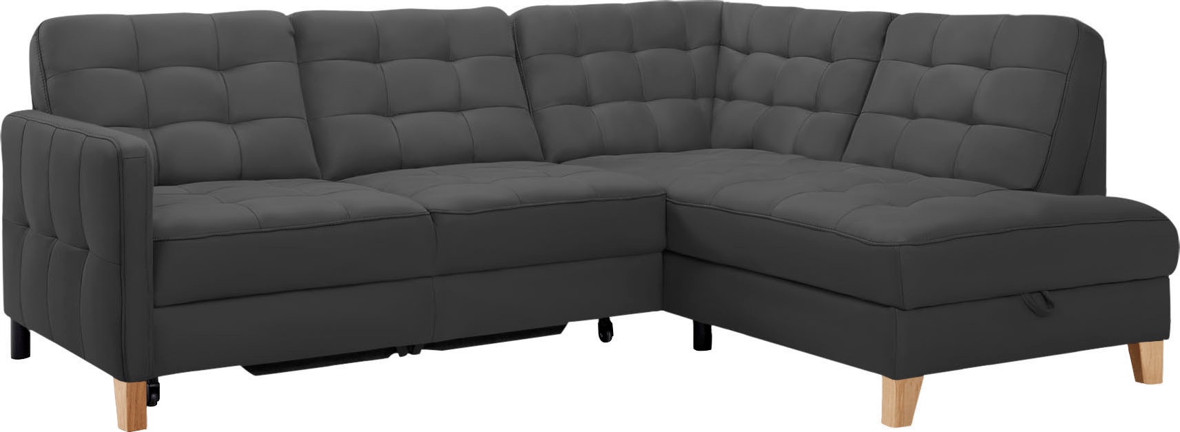 exxpo - sofa fashion Ecksofa "Elio, kompakt und komfortabel, bequem, zeitlo günstig online kaufen