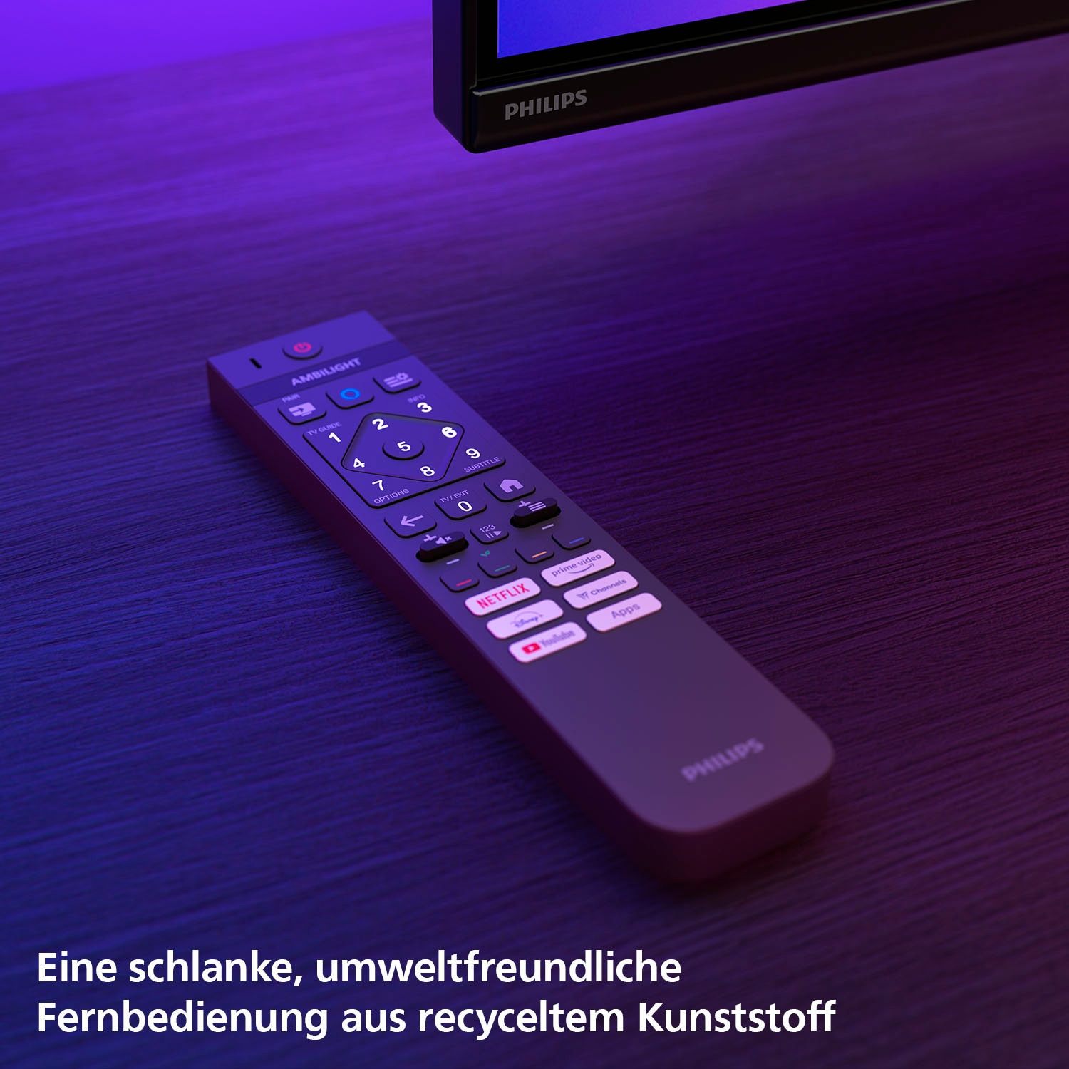 Philips Mini-LED-Fernseher »65MLED910/12«, 4K Ultra HD, Smart-TV