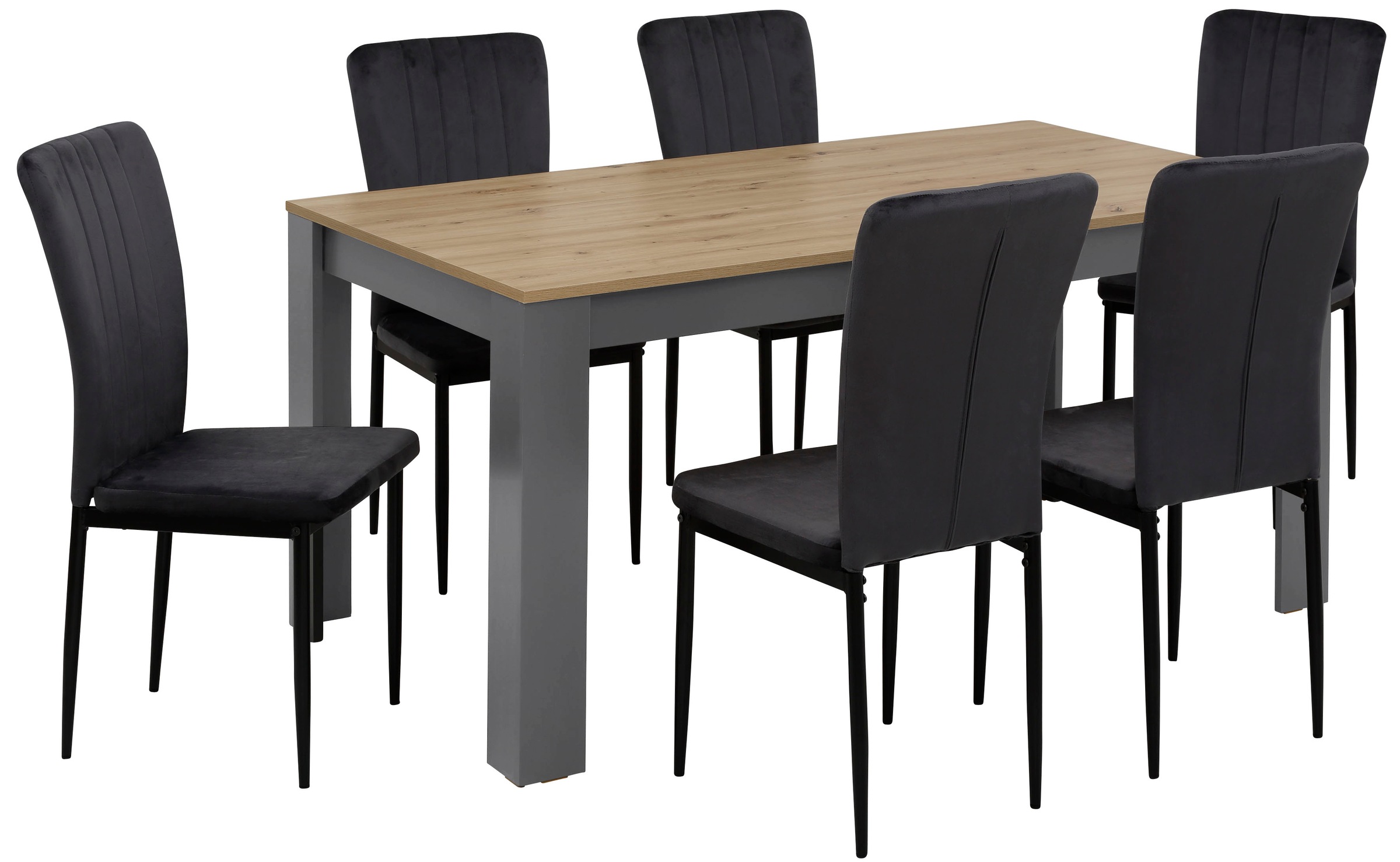 Home affaire Essgruppe »Bergamo Tisch Stühle Speisezimmer Bestseller« Set, günstig online kaufen