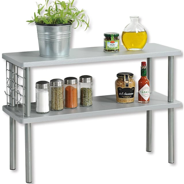 KESPER for kitchen & home Ablageregal, mit 2 Ablageböden in Farbe grau  online kaufen