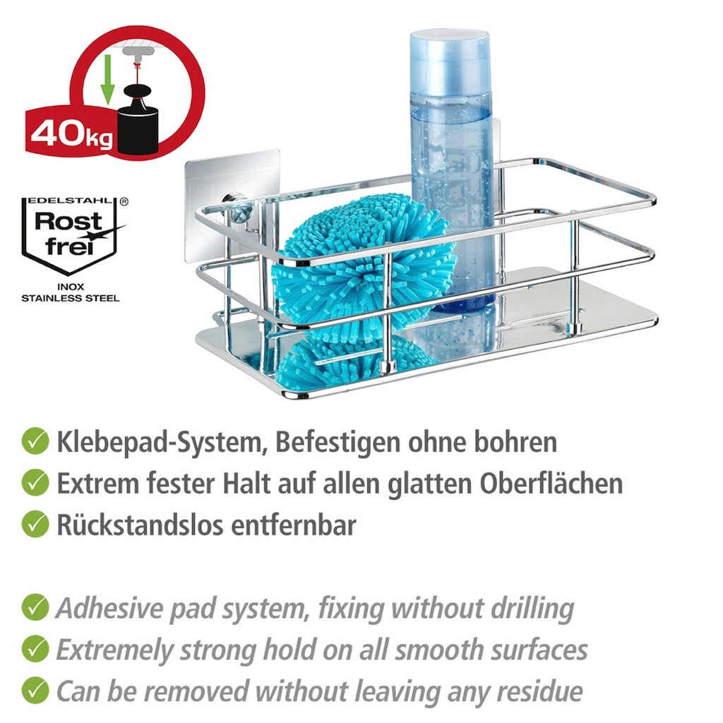 WENKO Duschablage »Turbo-Loc Quadro«