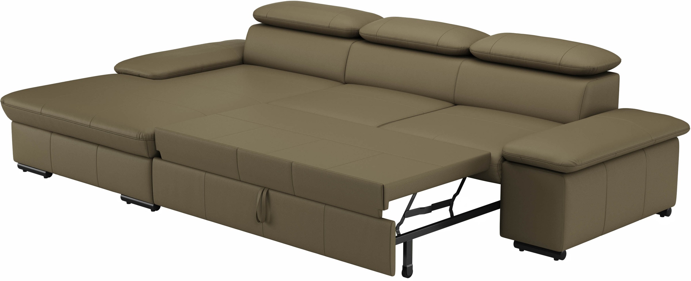 sit&more Ecksofa »Alcudia L-Form«, wahlweise mit Bettfunktion