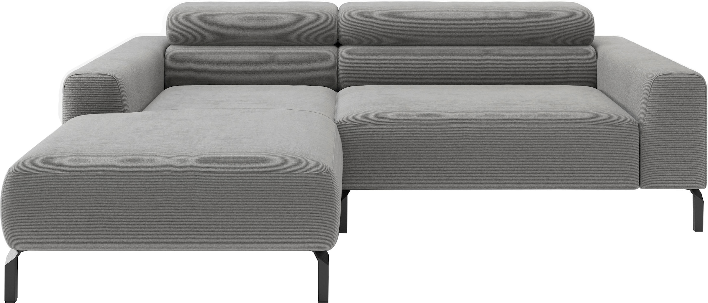 Home affaire Ecksofa »Ecksofa, L-Form,  incl. Kopfteilverstellung, Breite 223 cm« wahlweise elektrische Sitztiefenverstellung