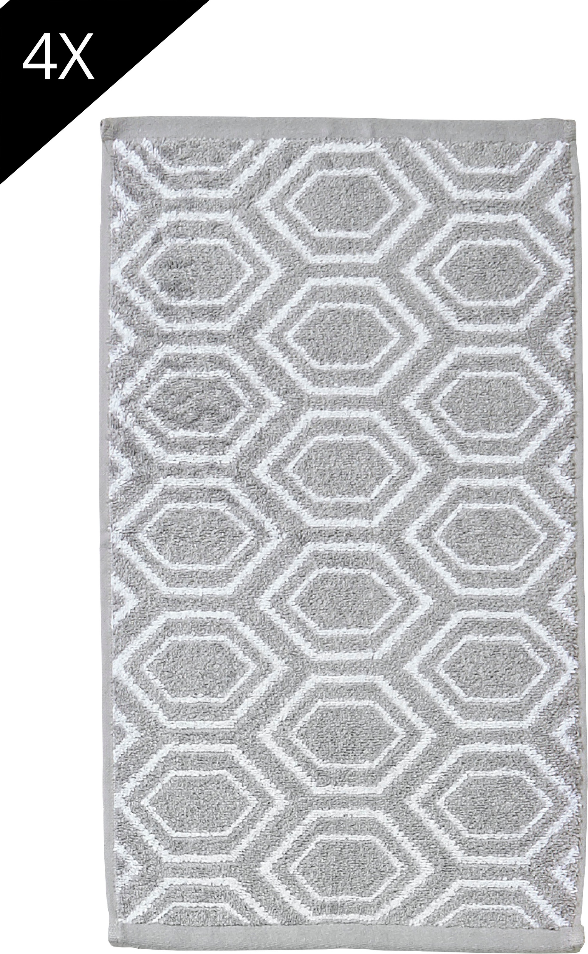 done.® Handtuch Set »Ethno 4x Gästetücher (30x50 cm)«, (Set, 4 St., 4 Gäste günstig online kaufen