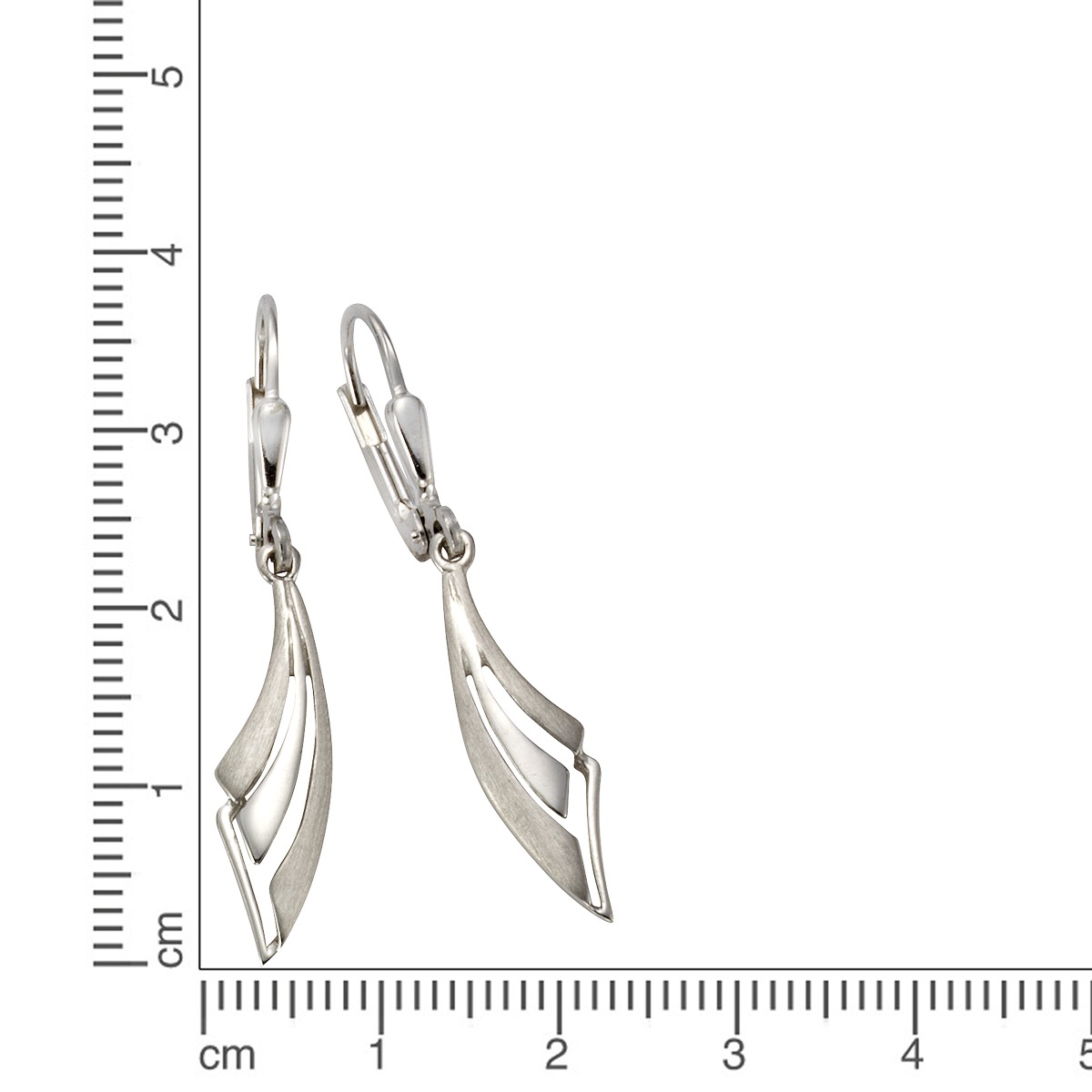 Vivance Paar Ohrhänger »925/- Sterling Silber rhodiniert«