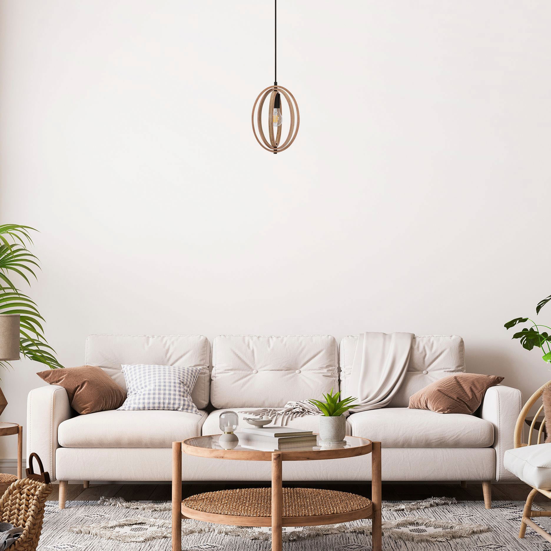 Paco Home Pendelleuchte »BARRY S«, 1 flammig, Leuchtmittel E27 | ohne Leuchtmittel