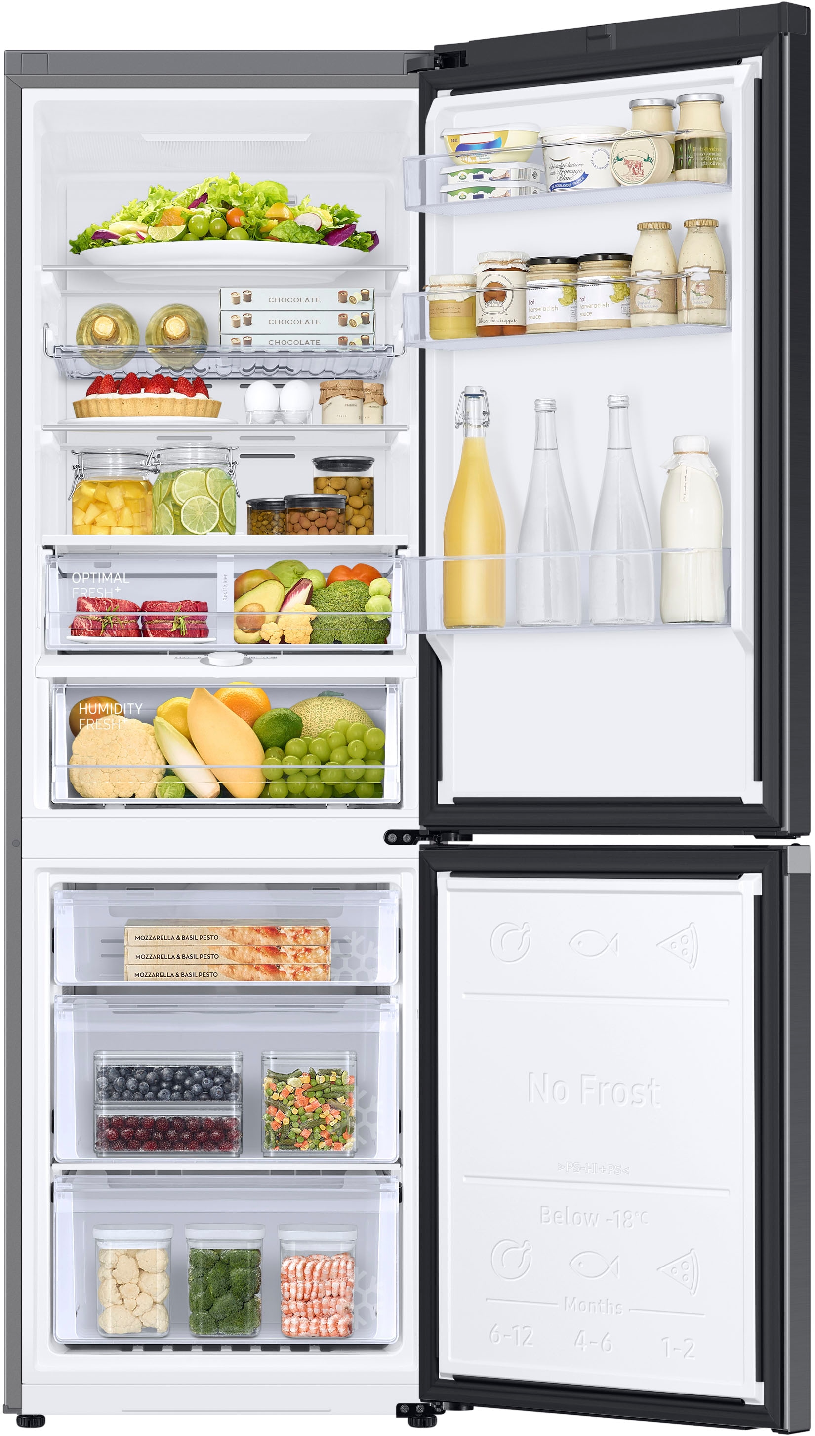 Samsung Kühl-/Gefrierkombination RB7300 »RB34C605CB1/EF« 185,3 cm hoch 59,5 cm breit