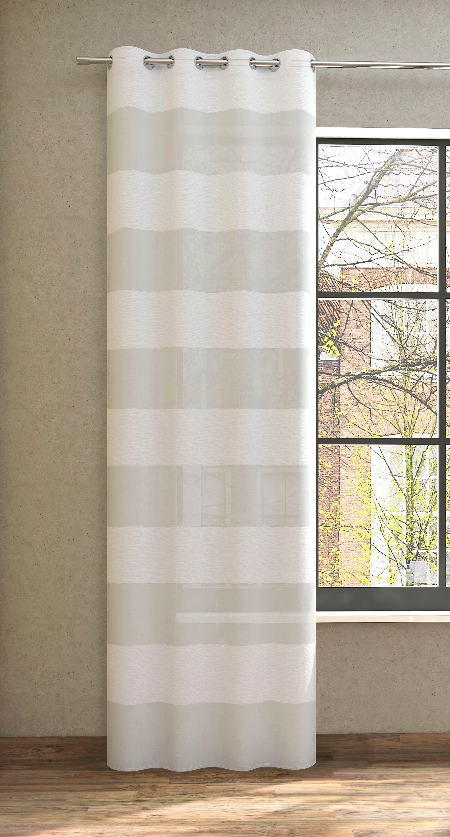 Neutex for you! Vorhang »SONORA«, (1 St.), 3D Musterung im Leinen-Look günstig online kaufen