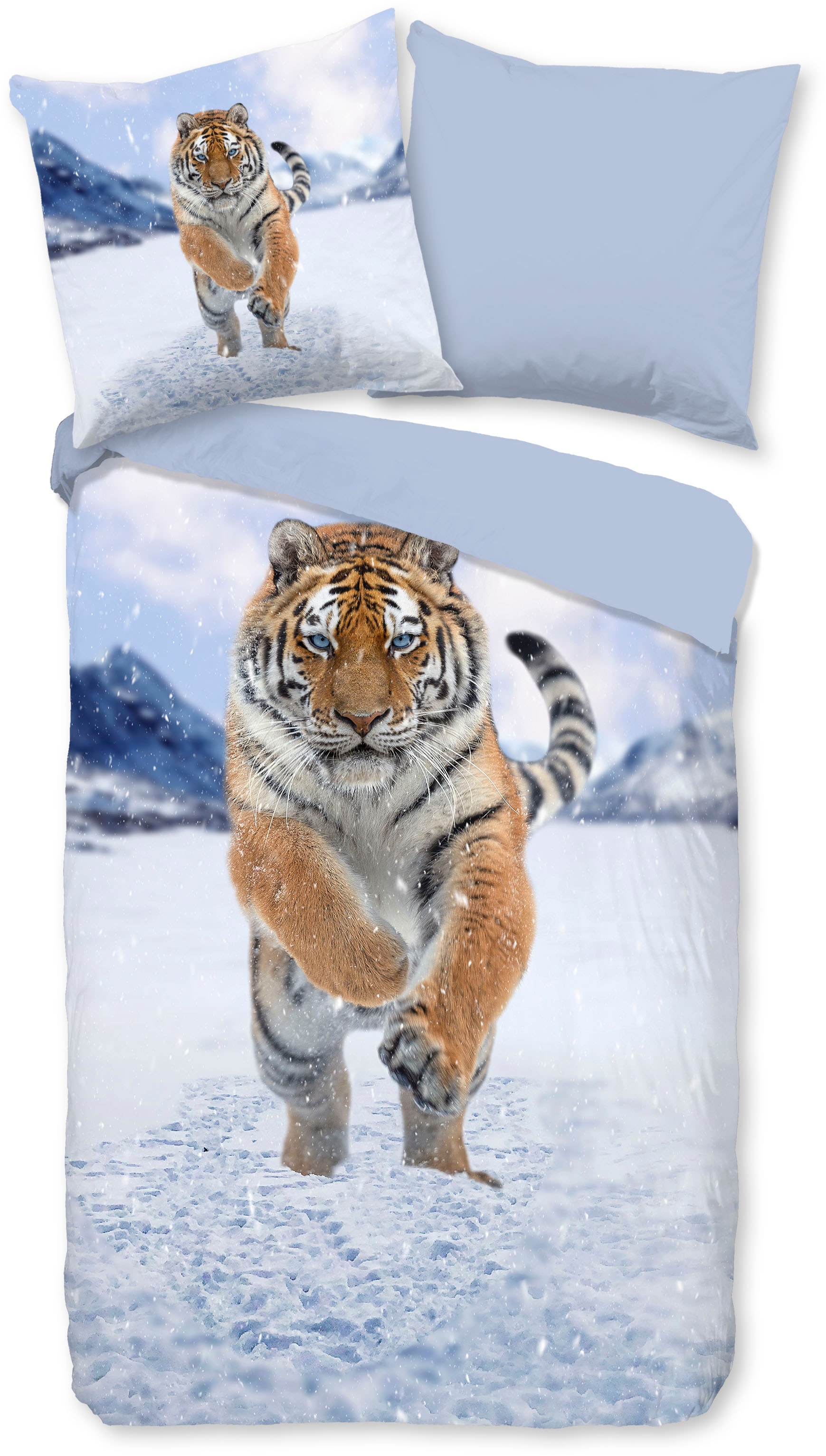 good morning Wendebettwäsche »Zelda« 3 Stk. tlg. Flanell, Biber, Winter, Wa günstig online kaufen