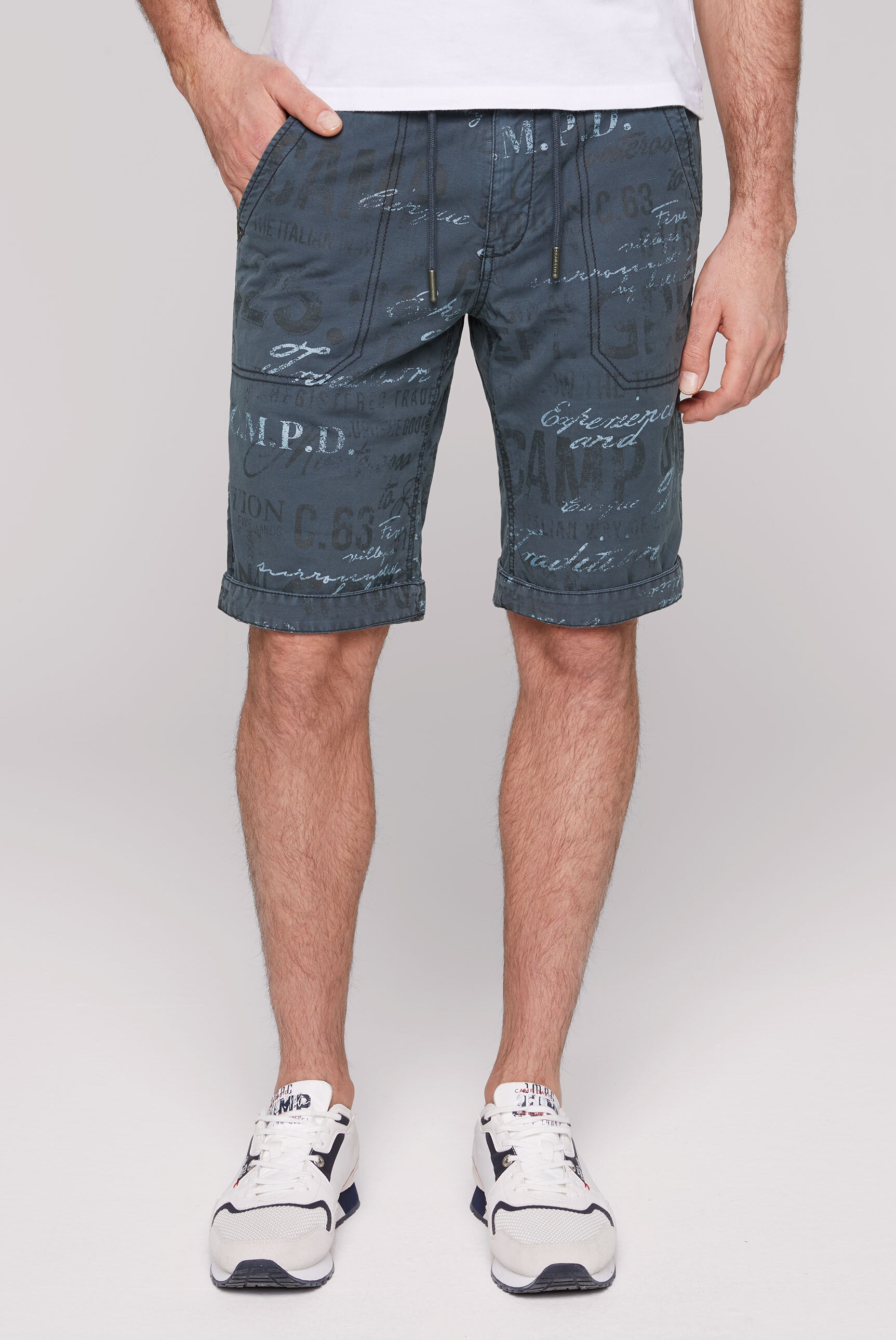 Bild von CAMP DAVID Shorts, mit Turn-Up-Saum