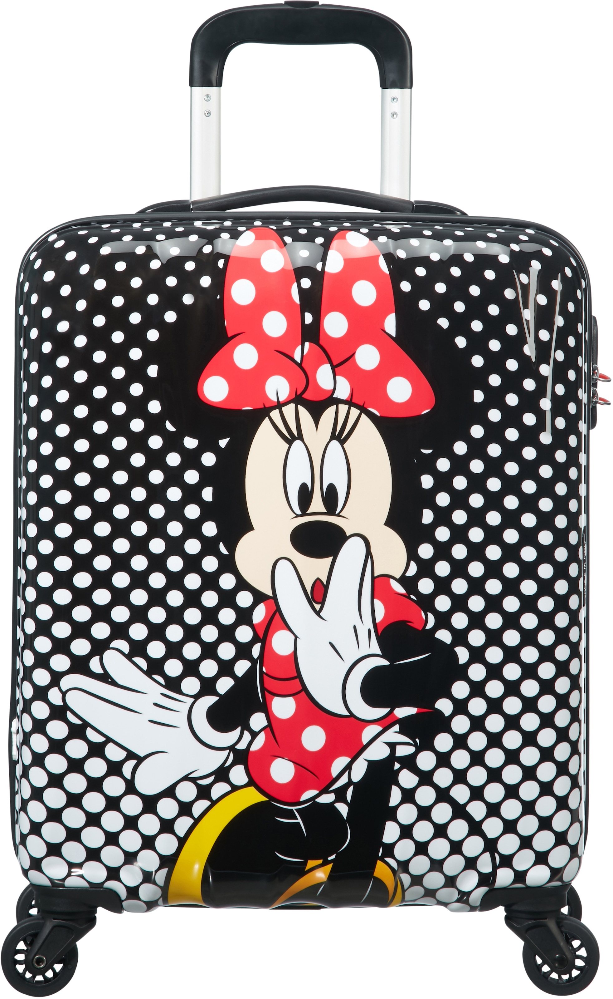 Hartschalen-Trolley »Disney Legends, Minnie Mouse Polka Dot, 55 cm«, 4 Rollen,...