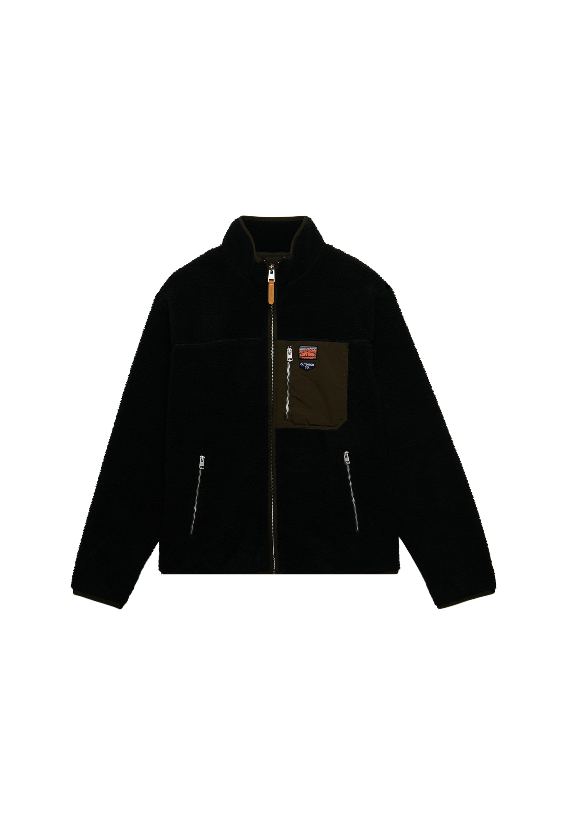 Superdry Sweatjacke »VINTAGE RETRO FULL ZIP FLEECE« Kunstfaser, relaxed fit