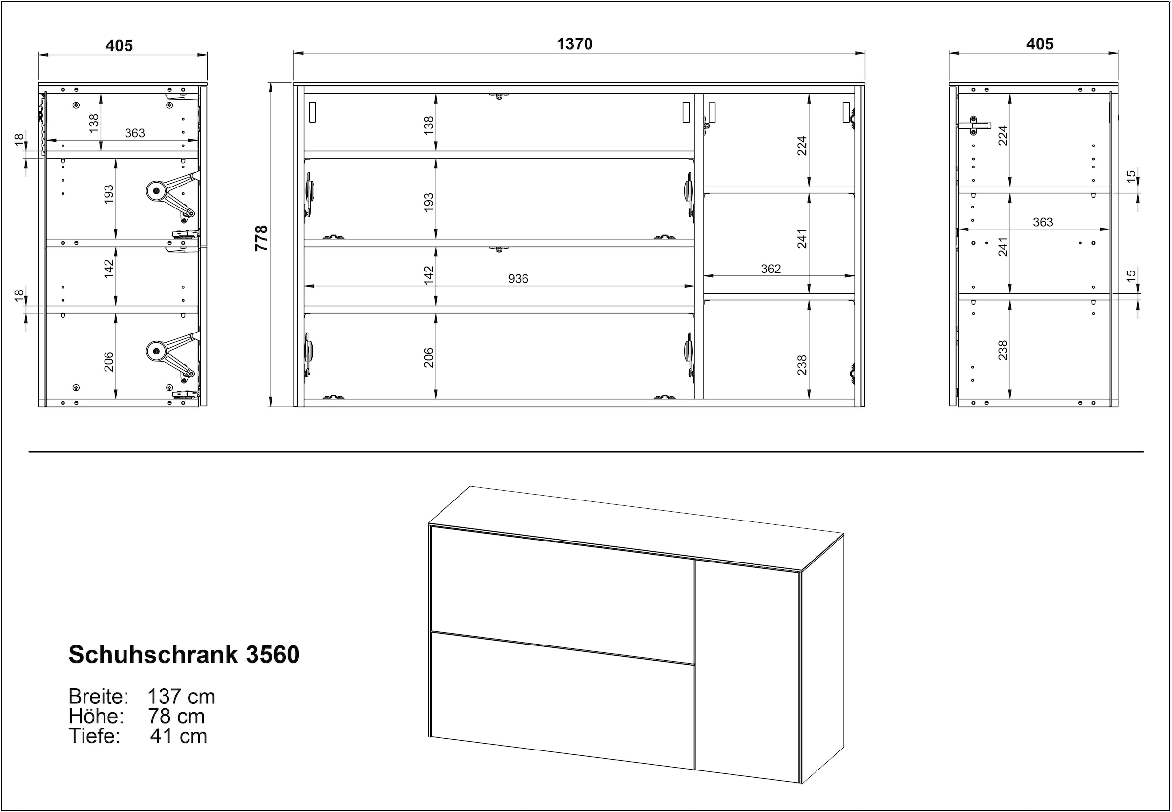GERMANIA Garderoben-Set »GW-Lomena« 2 Stk. tlg.