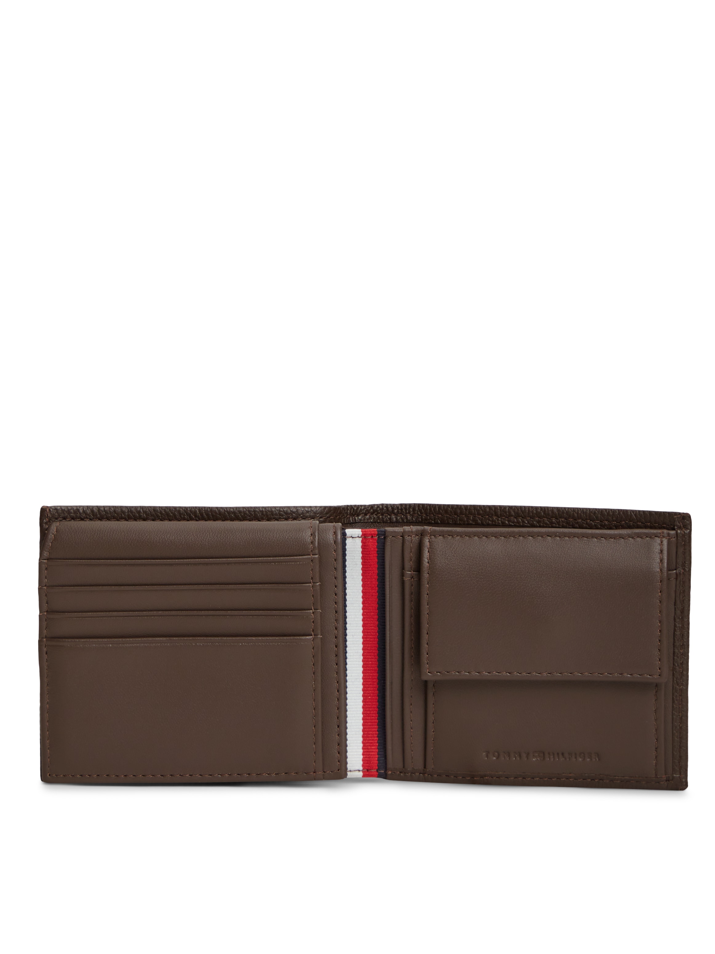 Tommy Hilfiger Geldbörse »TH CORP  CC FLAP AND COIN« Herren Geldbeutel, Portemonnaie mit Logoschriftzug