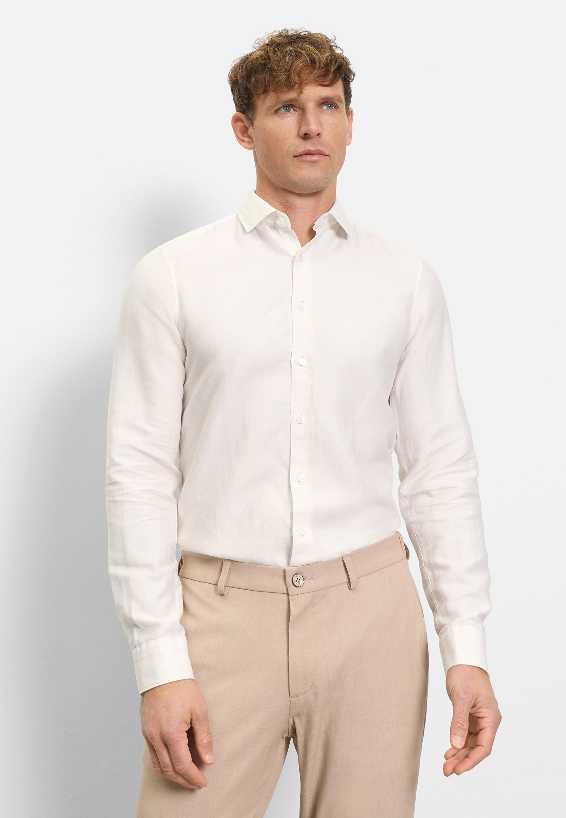 OLYMP Businesshemd »OLYMP Level Five garment washed, body fit, Kent«