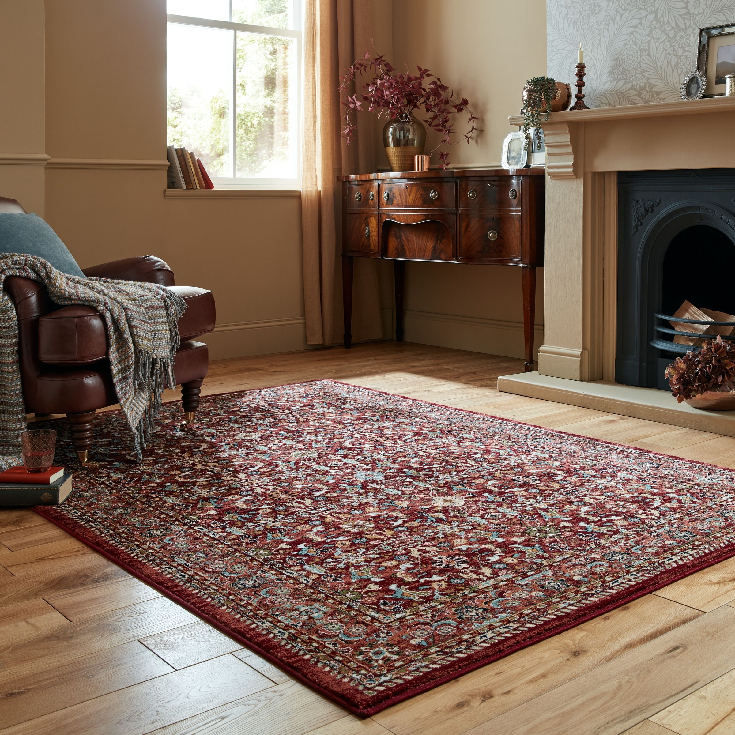 FLAIR RUGS Teppich »Sandford«, rechteckig, 12 mm Höhe, Sandford Vintage gemusterter Teppich