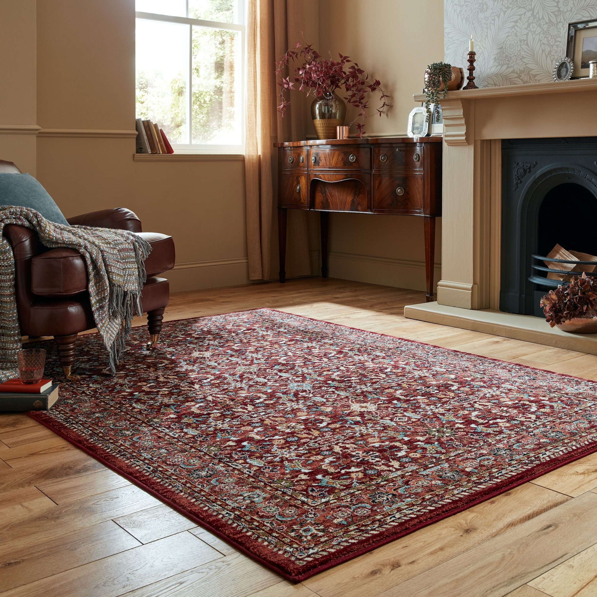 FLAIR RUGS Teppich »Sandford«, rechteckig, 12 mm Höhe, Sandford Vintage gem günstig online kaufen