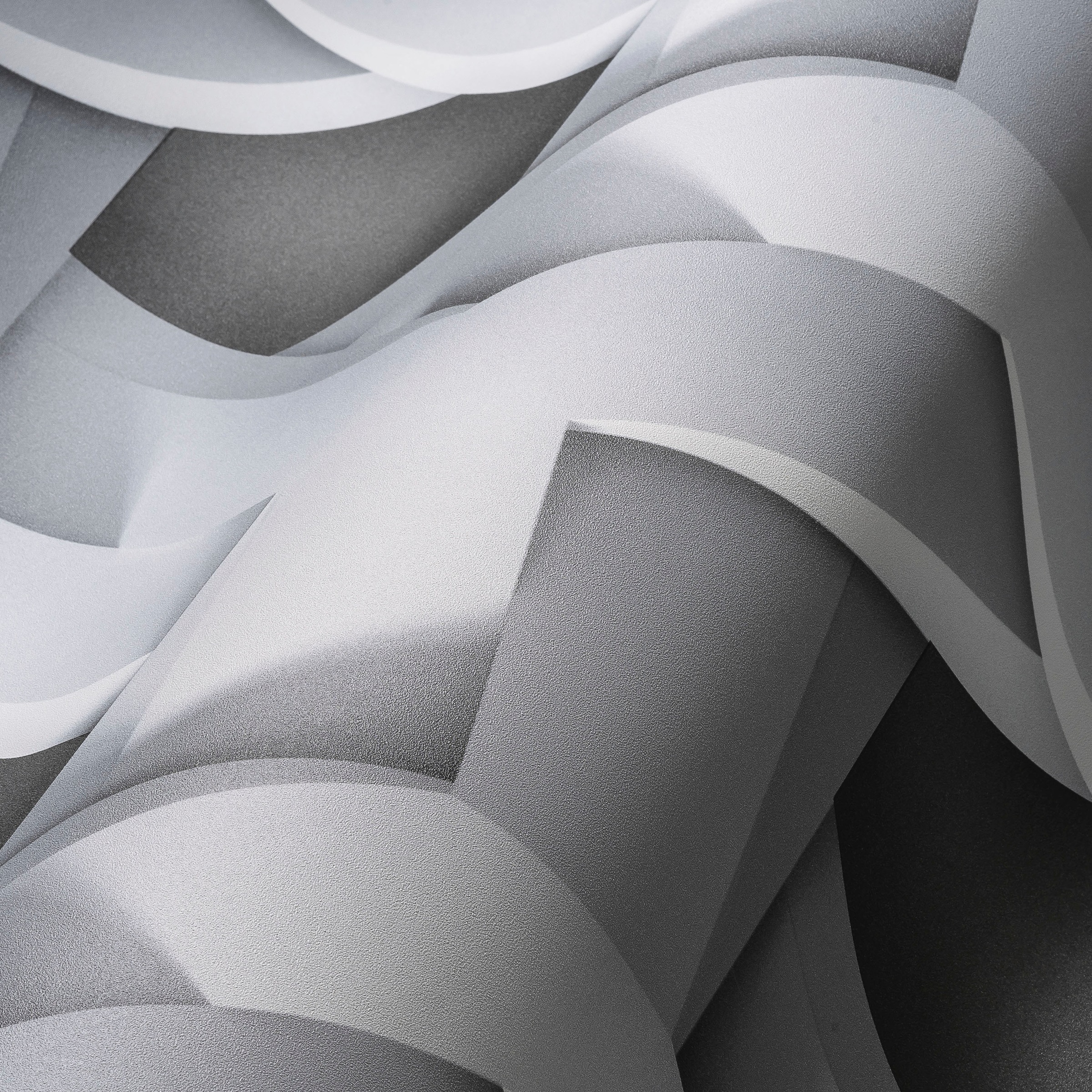 A.S. Création Vliestapete »PintWalls 3D Optik«, matt-gemustert-neutral, mit Tiefenwirkung Tapeten Wohnzimmer Schlafzimmer Küche modern Design