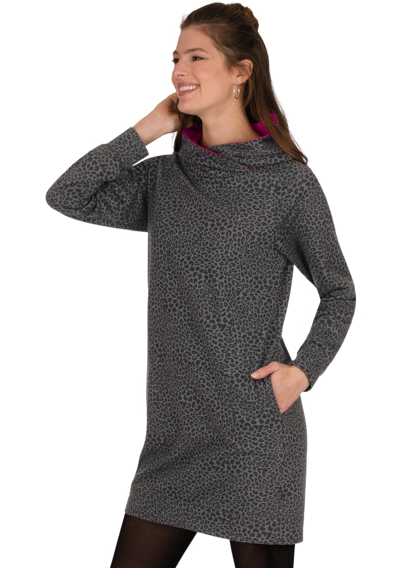 Trigema Sweatshirt »TRIGEMA Sweatkleid mit Allover-Animal-Print«