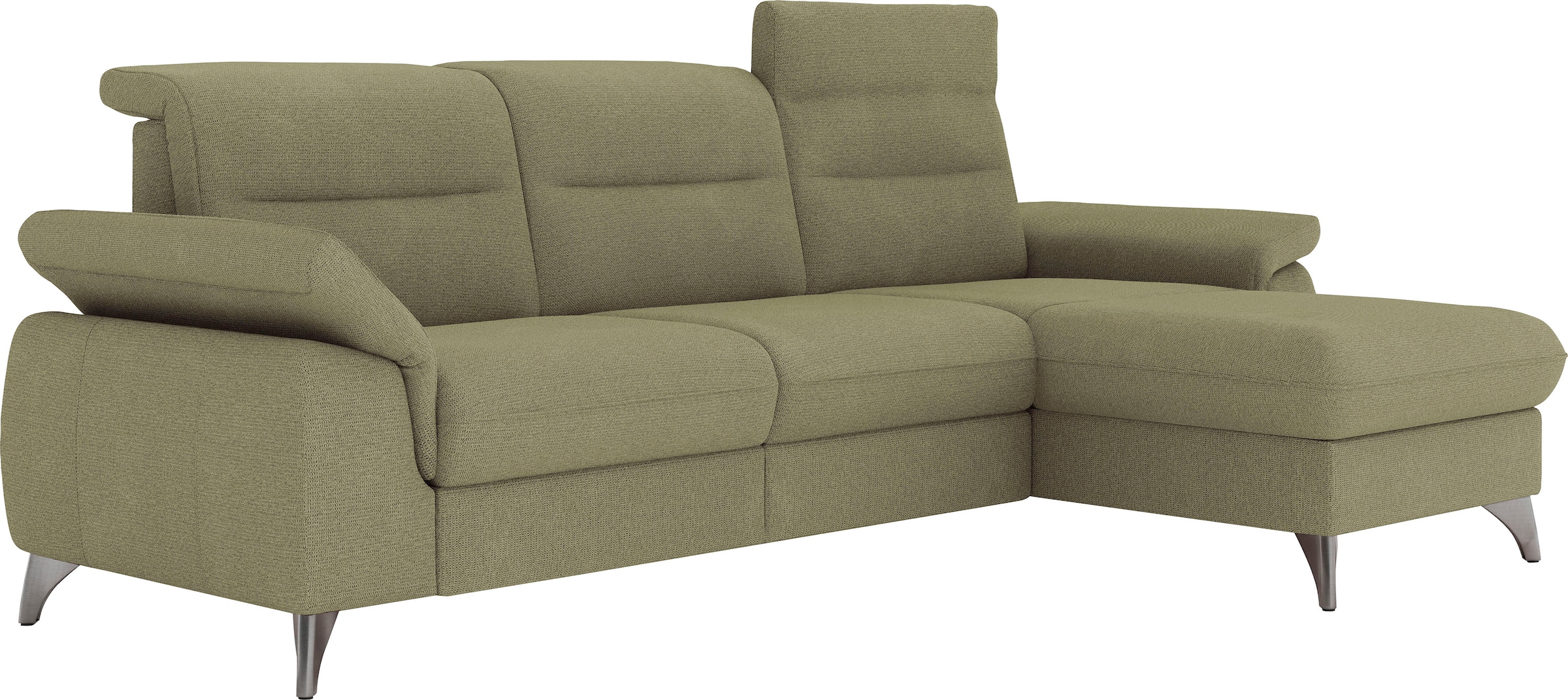 sit&more Ecksofa »Astoria L-Form«, wahlweise mit motorischer Relaxfunktion