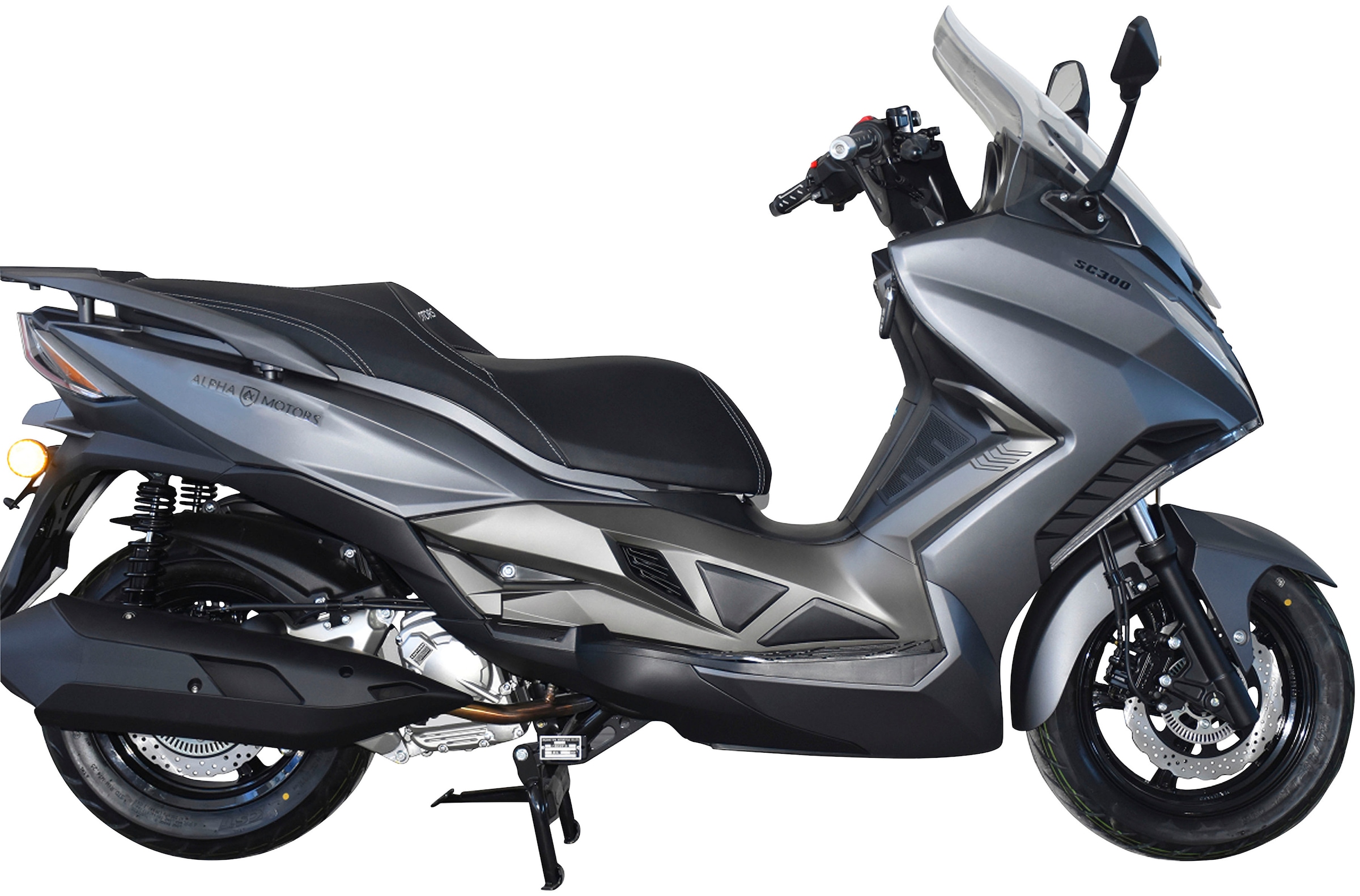 Alpha Motors Motorroller »Sport Cruiser 300«, 276 cm³, 125 km/h, Euro 5+, 23,79 PS, mit integr. Alarmanlage, Keyless-System, USB-Anschluss und Windschild