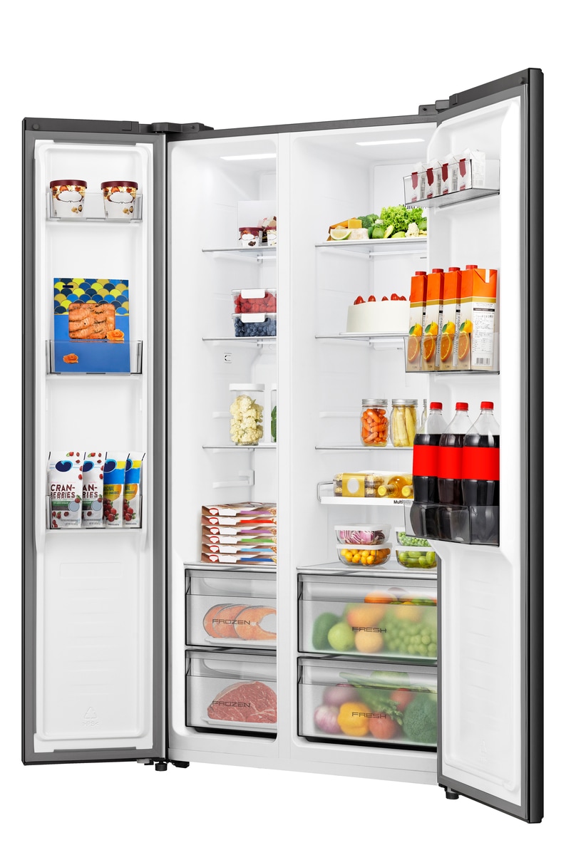 Hisense Side-by-Side »MS91558FC« 178,6 cm hoch 91,1 cm breit MultiAirFlow-System