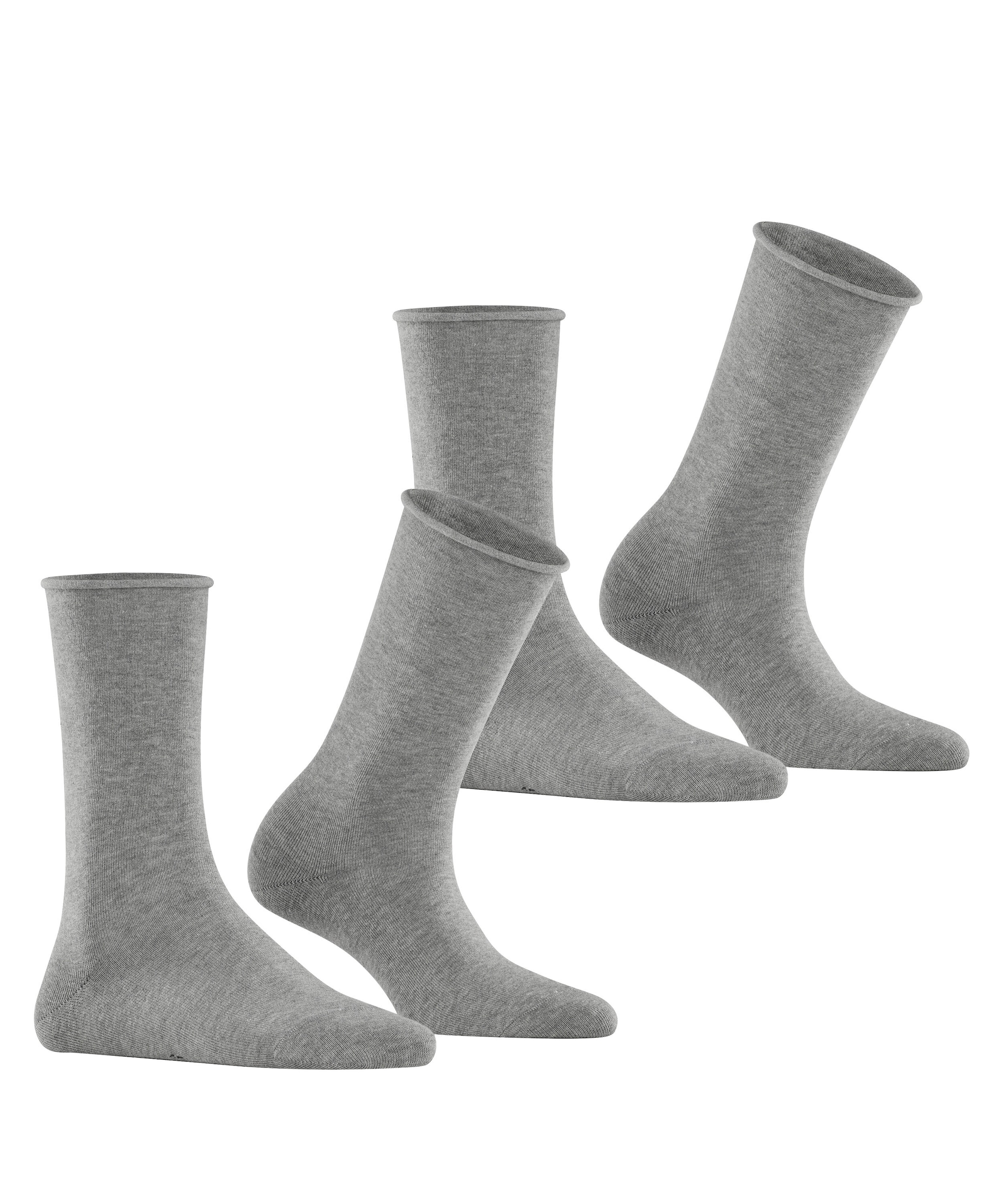 Esprit Socken »Basic Pure« 2er Pack, 2 Stk. tlg. ohne einschneidendes Bündchen, Basic-Socke, Uni-Strümpfe atmungsaktiv