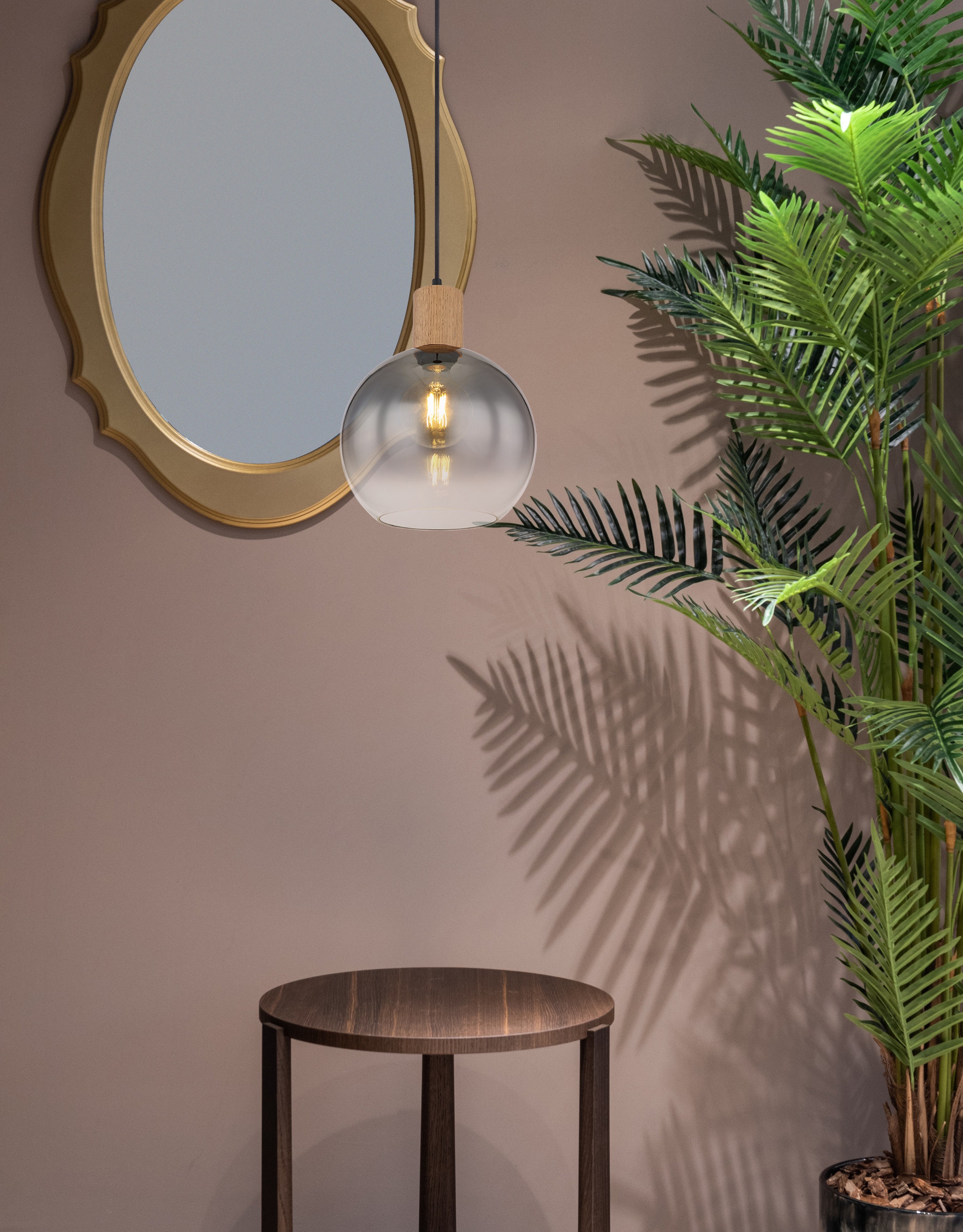 GLOBO LIGHTING Hängeleuchte »MOITAS«, Leuchtmittel E27 | ohne Leuchtmittel, Hängelampe/Pendelleuchte/Esszimmer/Wohnzimmer/Esstisch