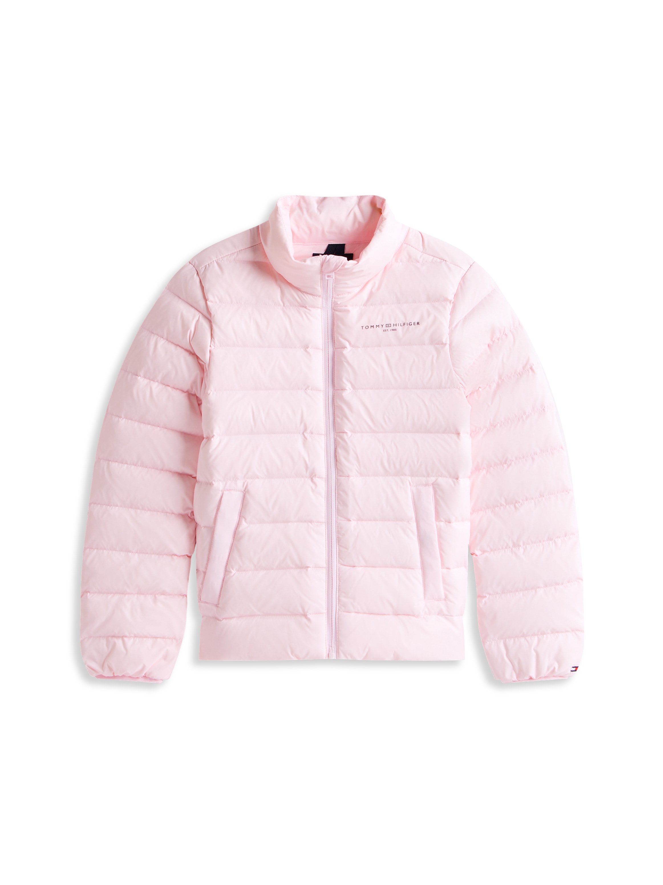 Tommy Hilfiger Steppjacke »ESSENTIAL LIGHT DOWN JACKET«, für Kinder bis 16 Jahre, Logodruck auf der Brust