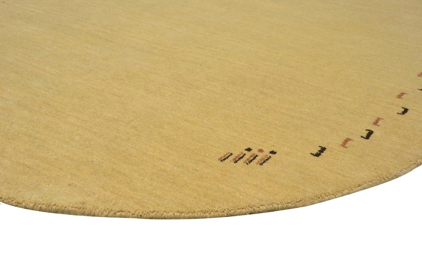 morgenland Wollteppich »GABBEH FEIN FENTH«, oval, 18 mm Höhe, reine Schurwolle bunte Bordüre, Wohnzimmer