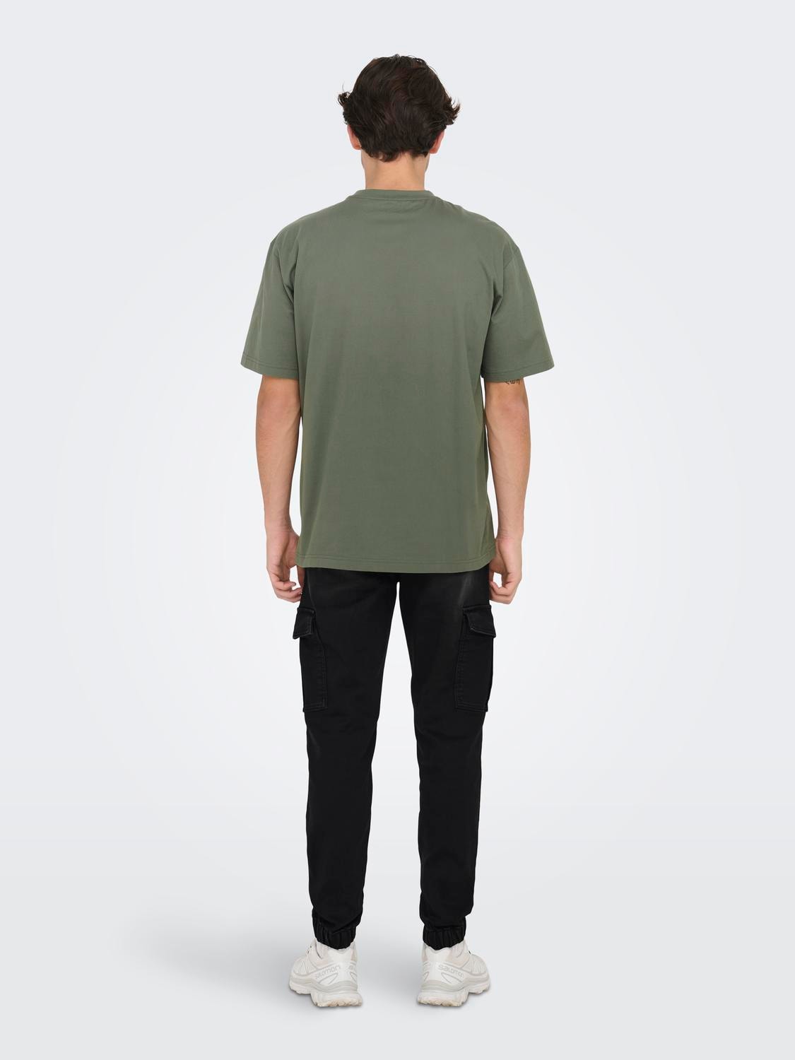 ONLY & SONS Rundhalsshirt »ONSFRED RLX SS TEE« Baumwolle, relaxed fit