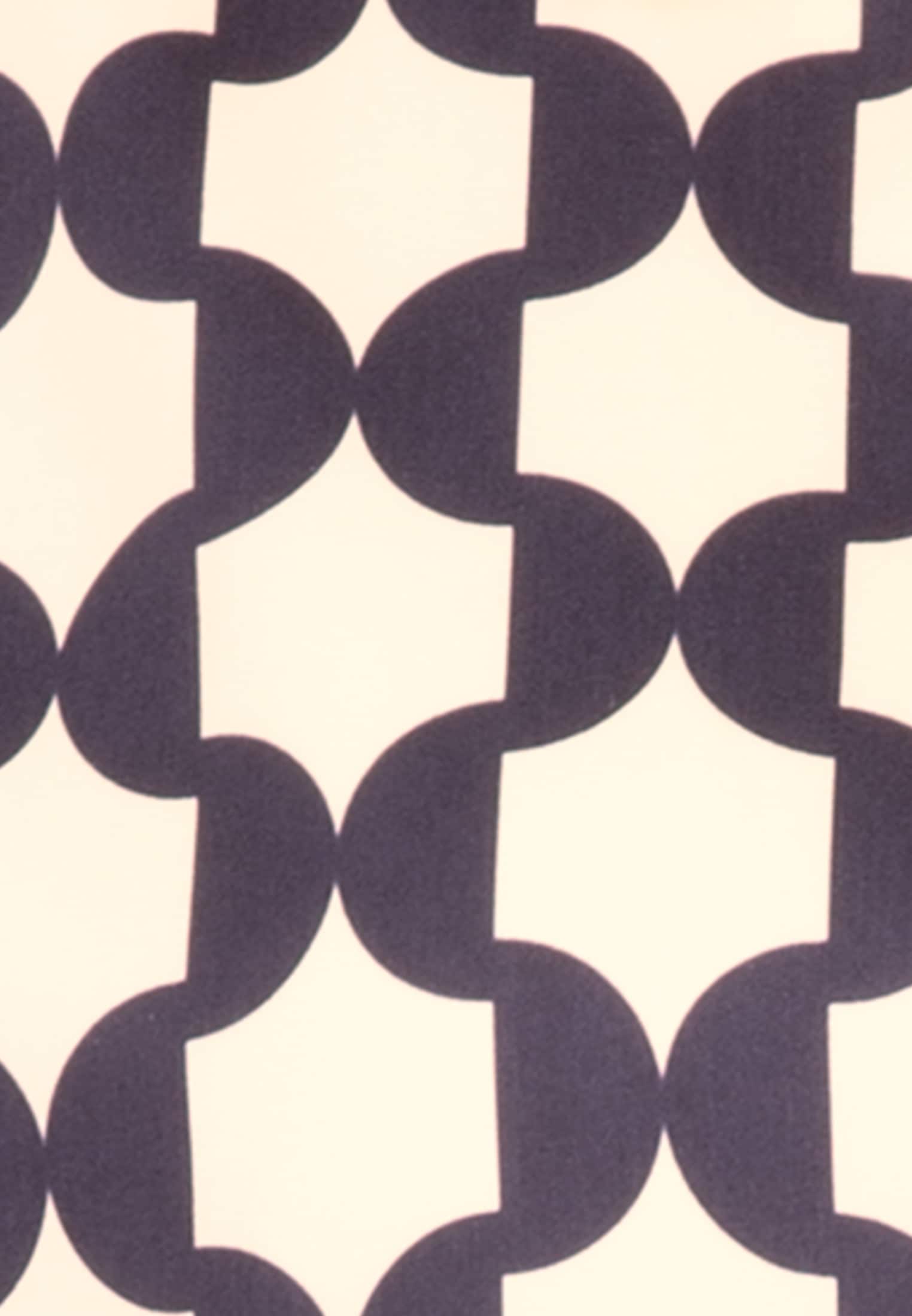 seidensticker Hemdbluse »Schwarze Rose«, Langarm Kragen Geometrische Muster