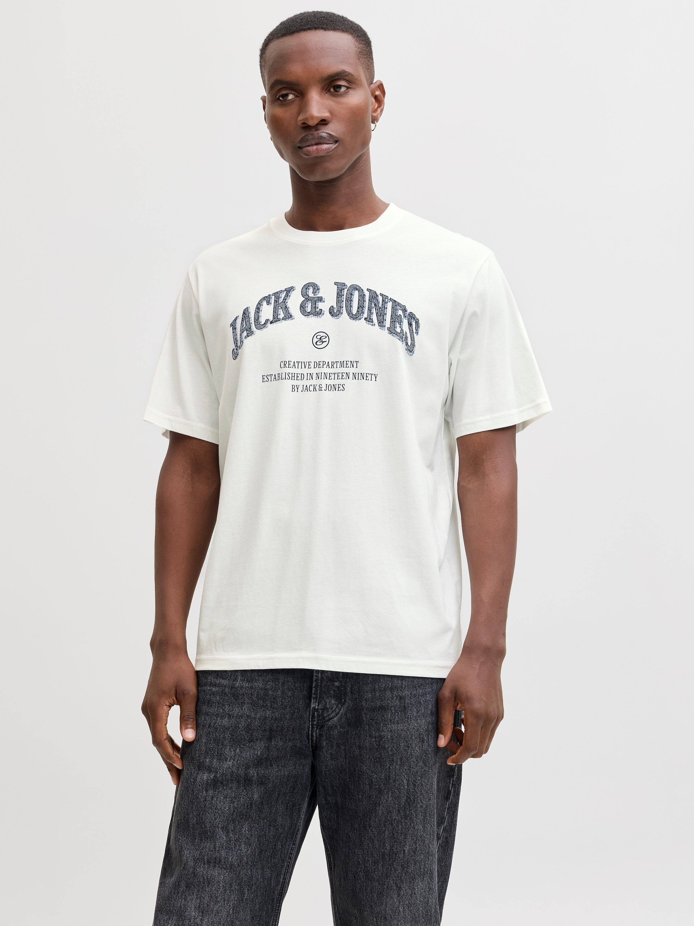 Jack & Jones T-Shirt »JJEDENVER GRAPHIC TEE SS O-NECK 3PK MP« Packung, 3 tlg.