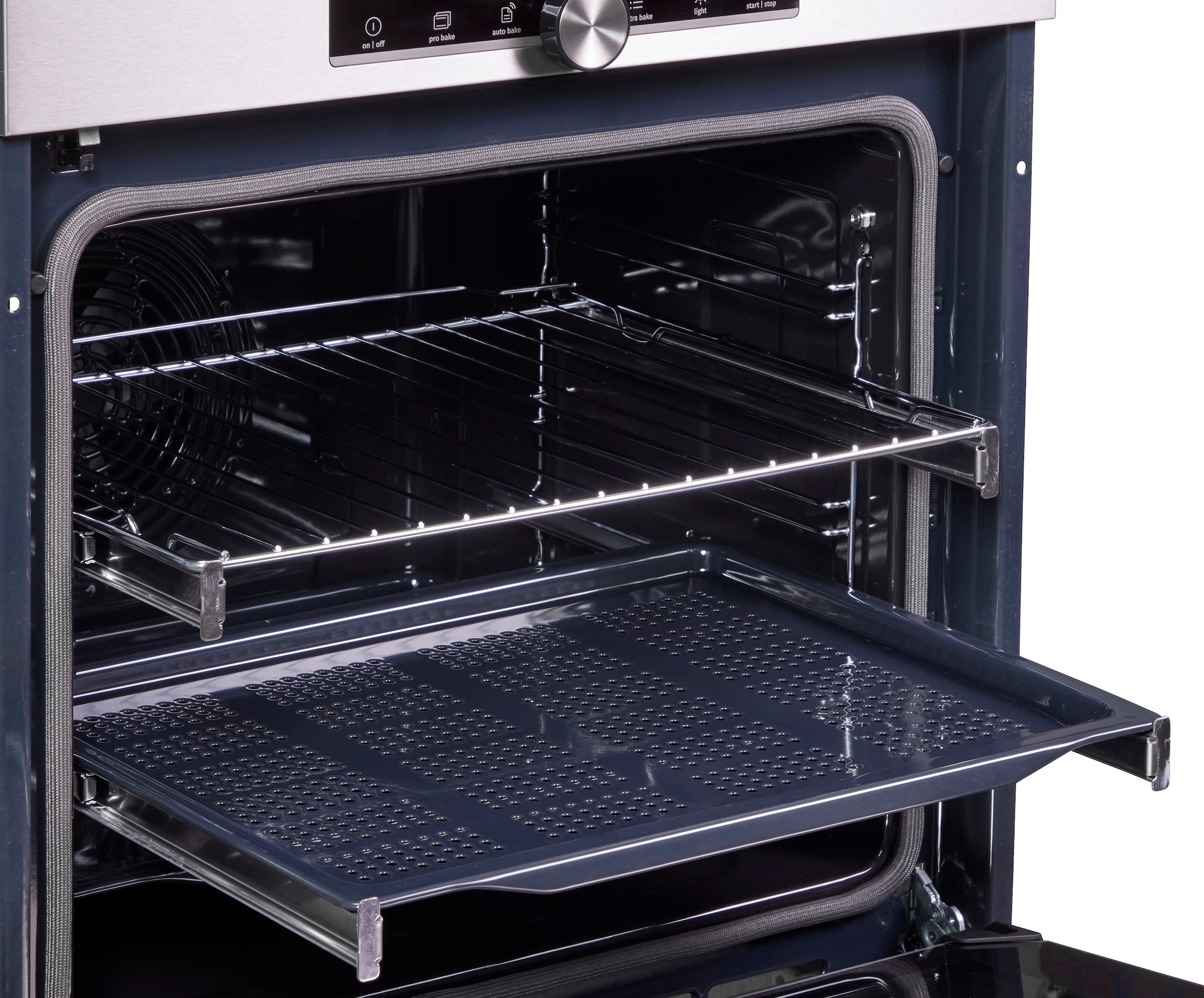 GORENJE Backofen  »BPSA6747A08XWI«, Pyrolyse, 2fach Teleskopauszug, Wassertank für Dampf, AirFry-Funktion