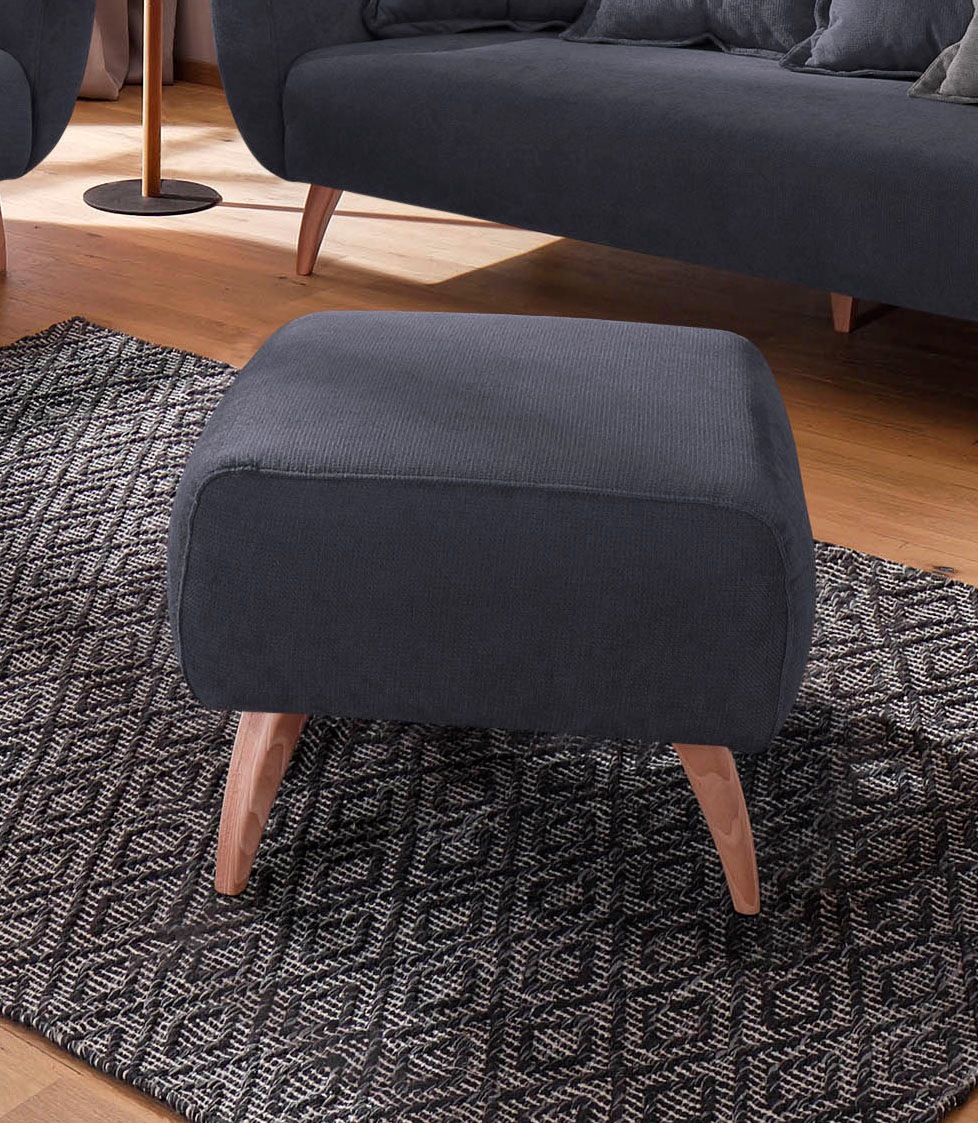 Home affaire Hocker »Baggio«, mit Holzfüßen