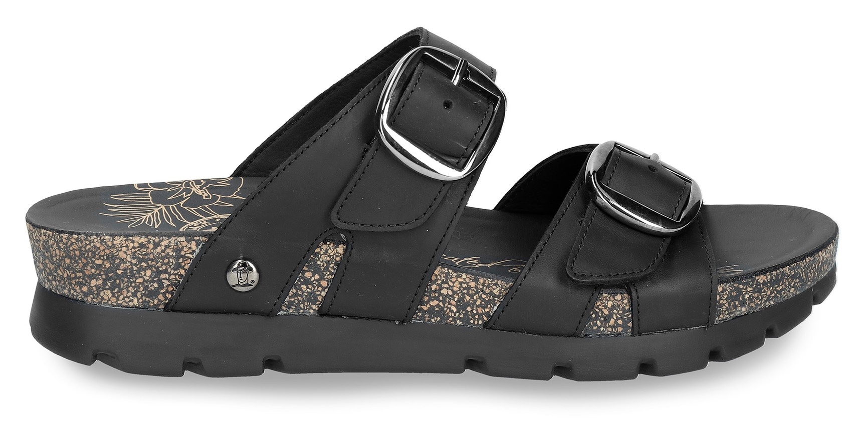 Panama Jack Pantolette »Shirley«, Sommerschuh, Hausschuh, Strandschuh mit Schnallenverschlüssen