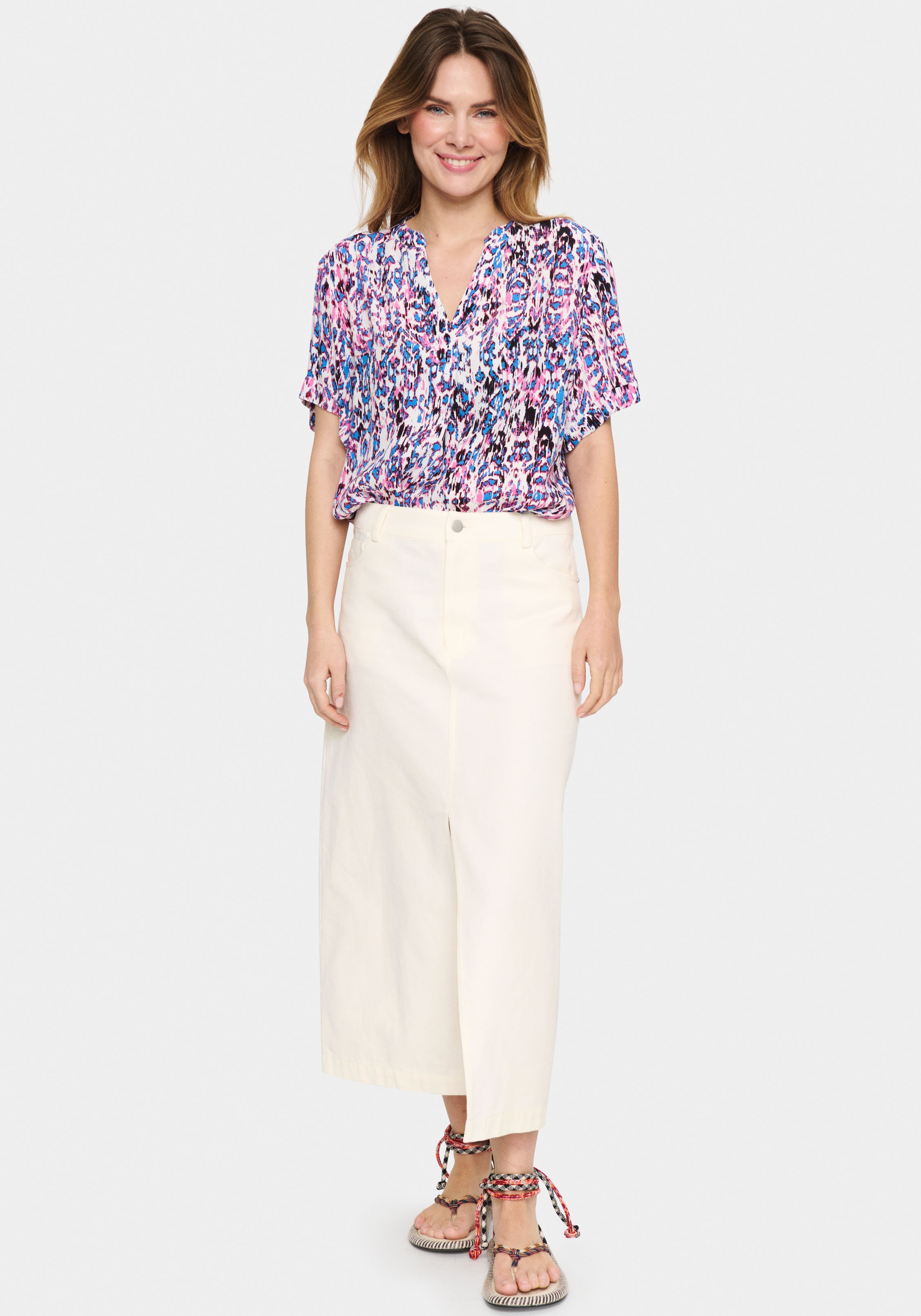Saint Tropez Blusenshirt »AgnesSZ SS Top«