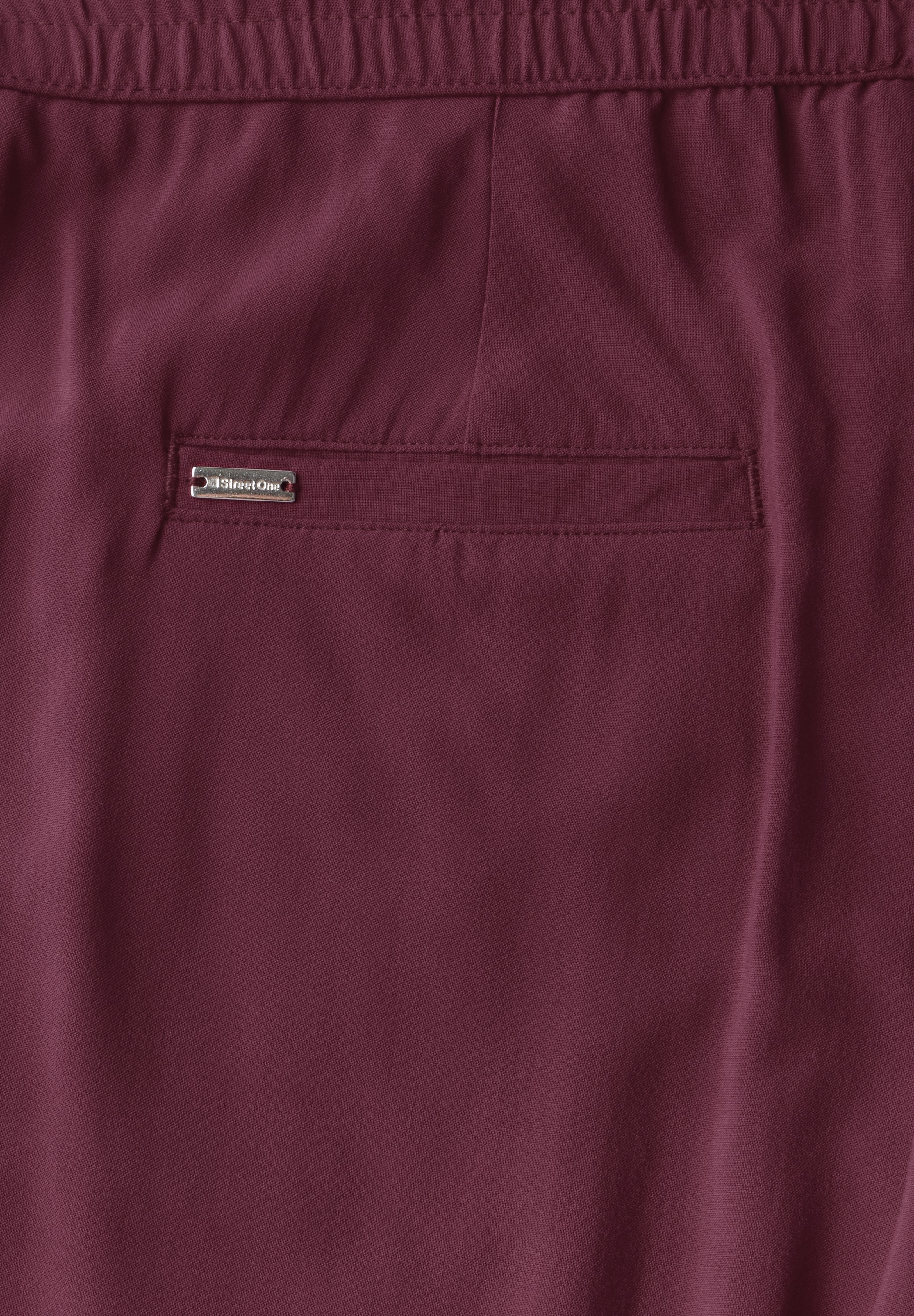 STREET ONE Stoffhose »Style Emee«, Sommerhose mit elastischem Bund mit Tunnelzug
