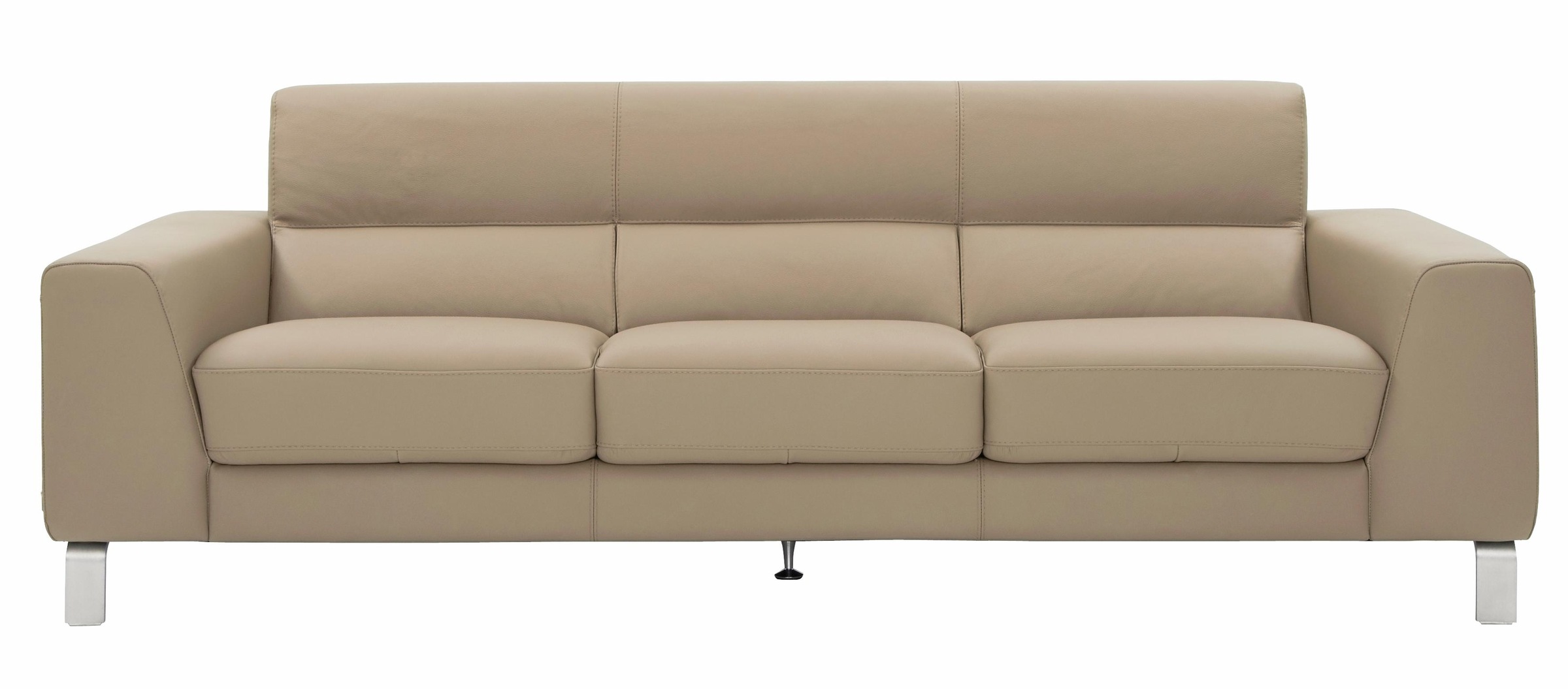 CALIA ITALIA 3-Sitzer »Simon, toller Sitzkomfort, italienisches Designsofa«, in zwei Lederqualitäten
