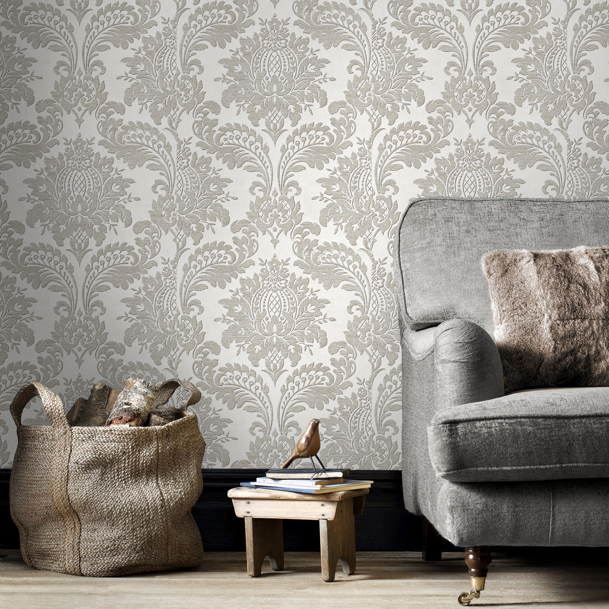 Sublime Vliestapete »DAMASK«, Retro, Design Tapeten günstig online kaufen