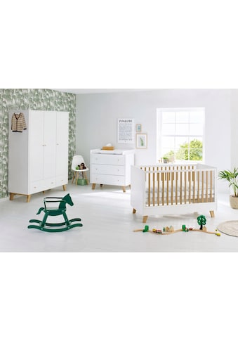 Pinolino® Babyzimmer-Komplettset »Pan«, (Set, 3 St., Kinderbett. Wickelkommode,... kaufen