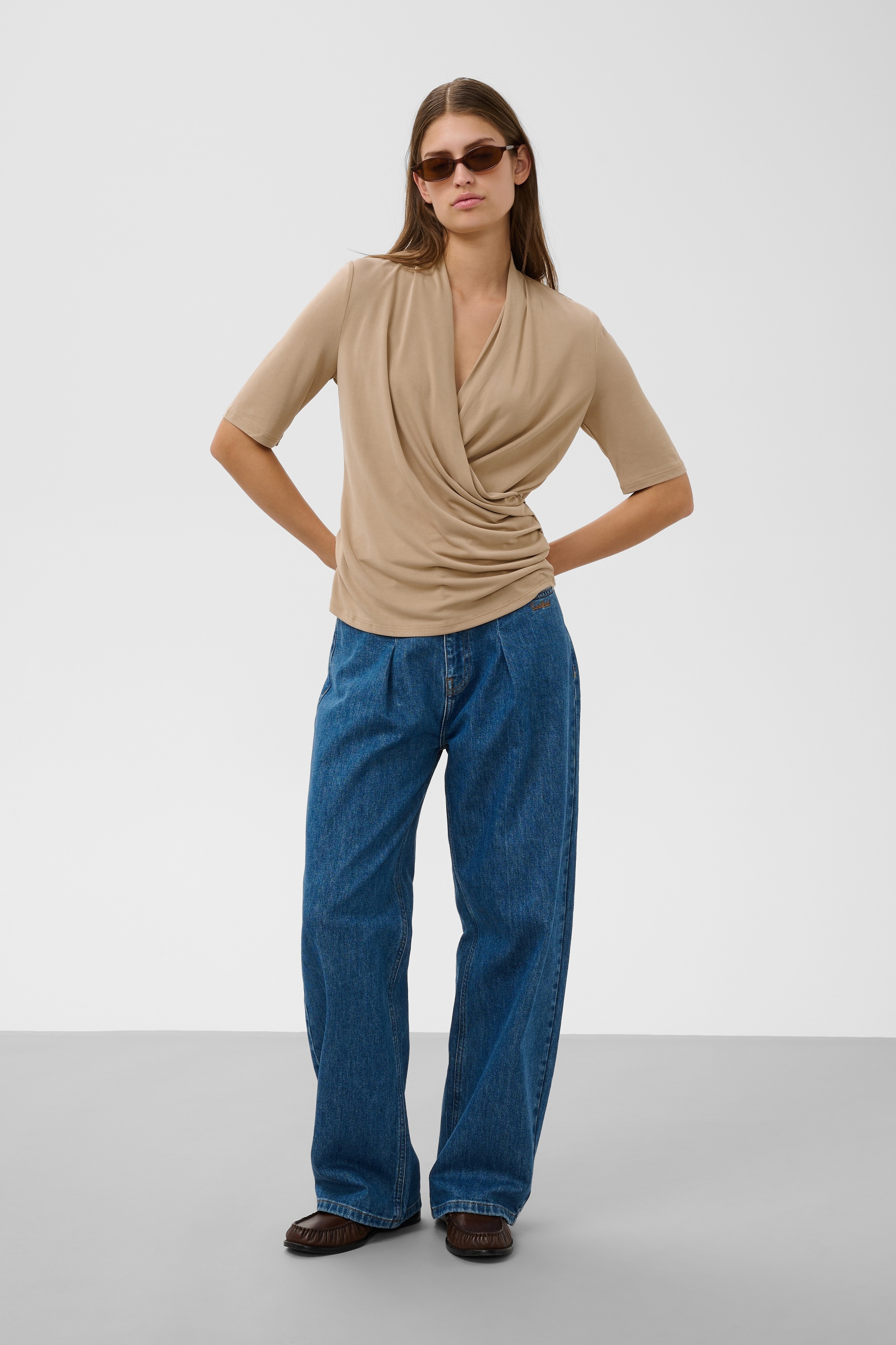SOAKED IN LUXURY Langarmbluse »Bluse langarm SLColumbine«