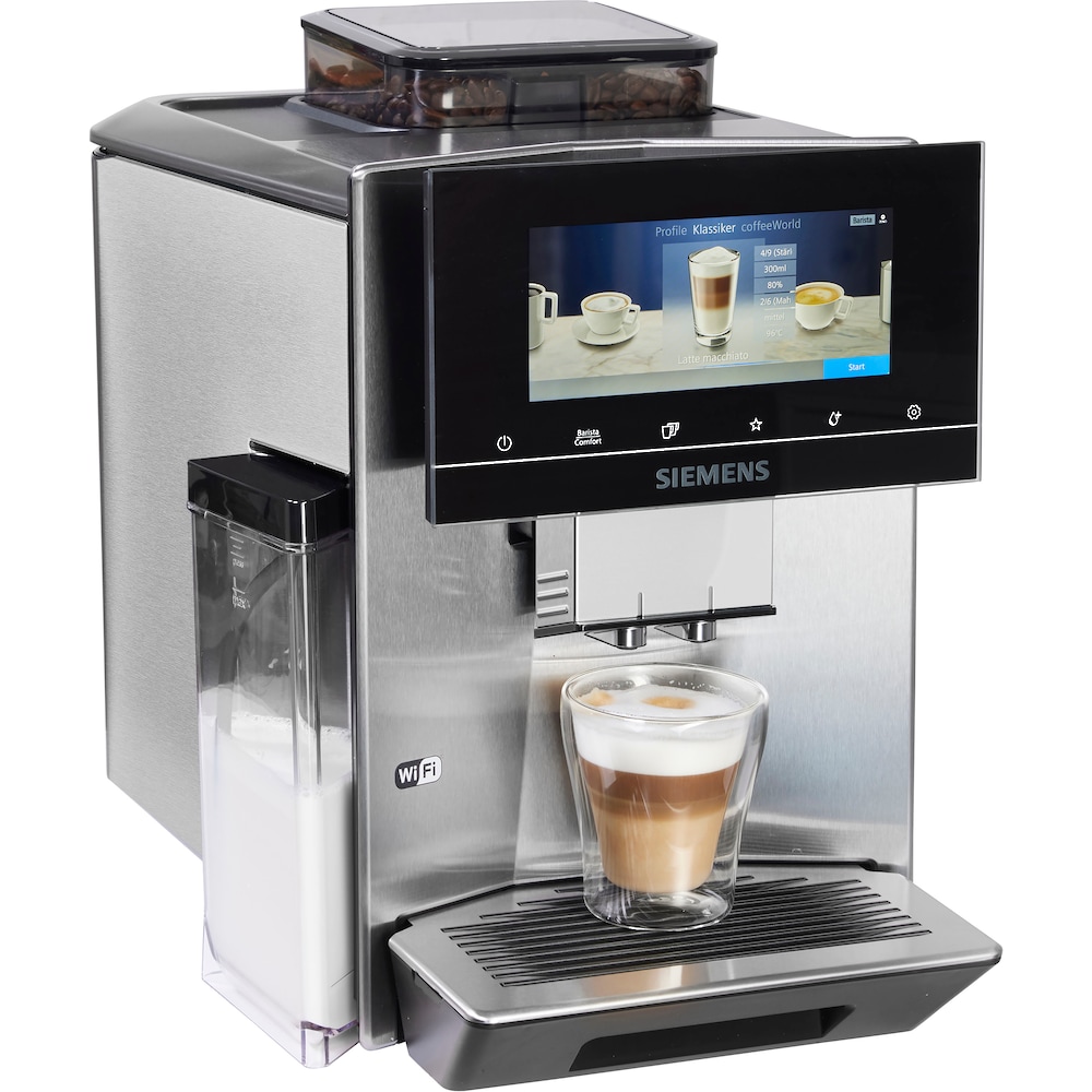 Kaffeevollautomat »EQ900 TQ903D43«, Home Connect App, baristaMode, superSilent, 6,8”...