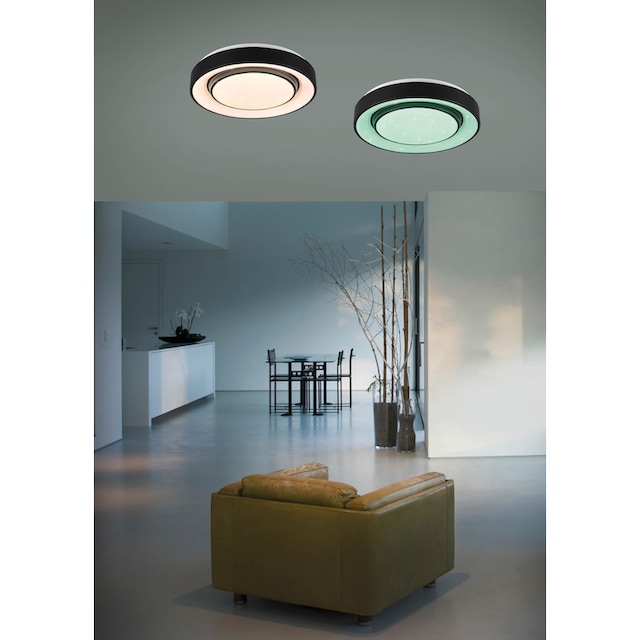 TRIO Leuchten LED Deckenleuchte »Mona«, 1 flammig-flammig, Lichtfarbe  stufenlos einstellbar, Starlight-Effekt, RGBW-Farbwechsler auf Rechnung  kaufen