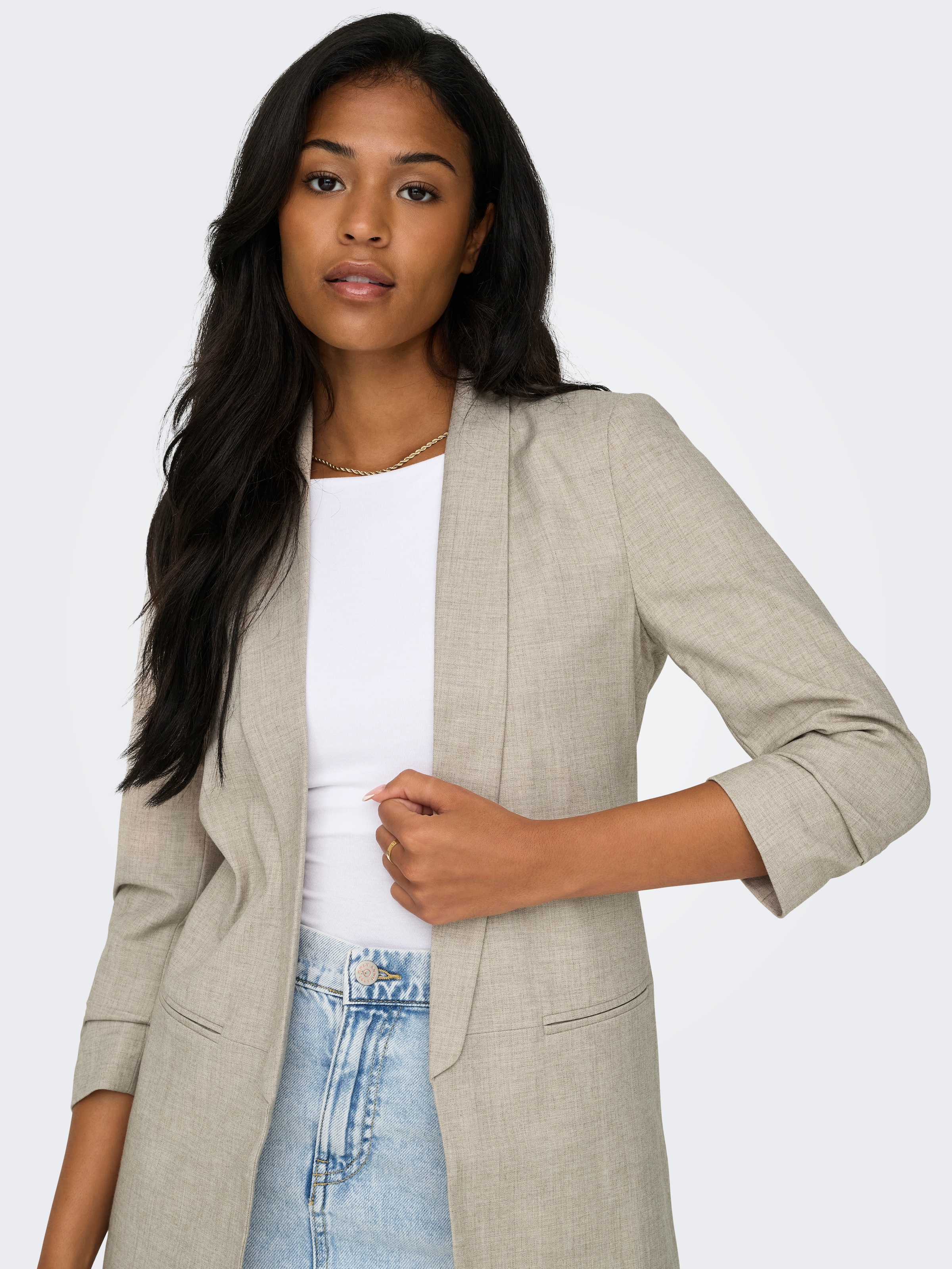 ONLY Kurzblazer »ONLELLY 3/4 LIFE BLAZER TLR NOOS«, mit 3/4 Ärmel